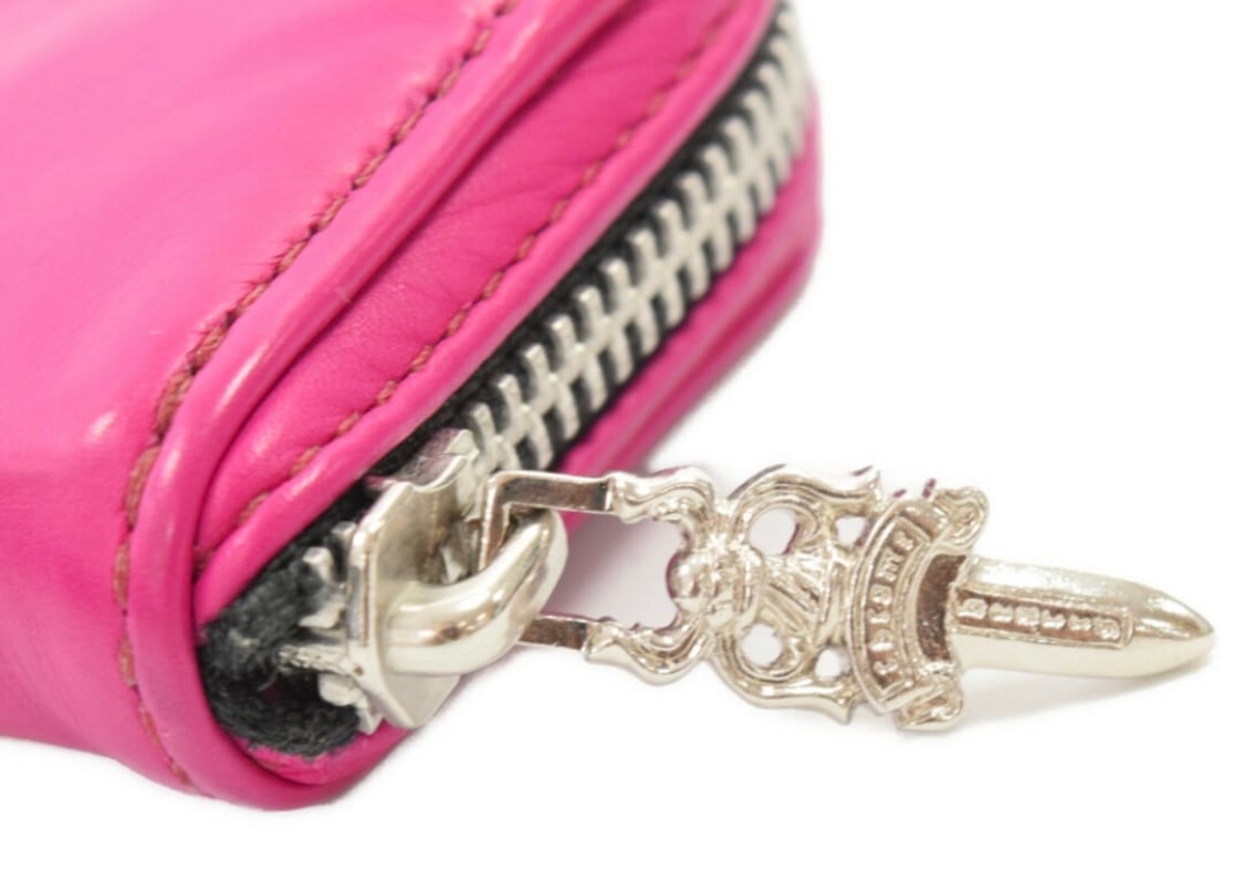 CHROME HEARTS クロムハーツ COIN CASE FUXIA コインケース ラウンド
