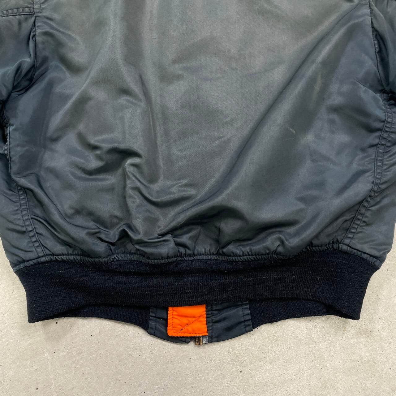 80年代 USA製 ALPHA MA-1 ミリタリー フライトジャケット 民間品