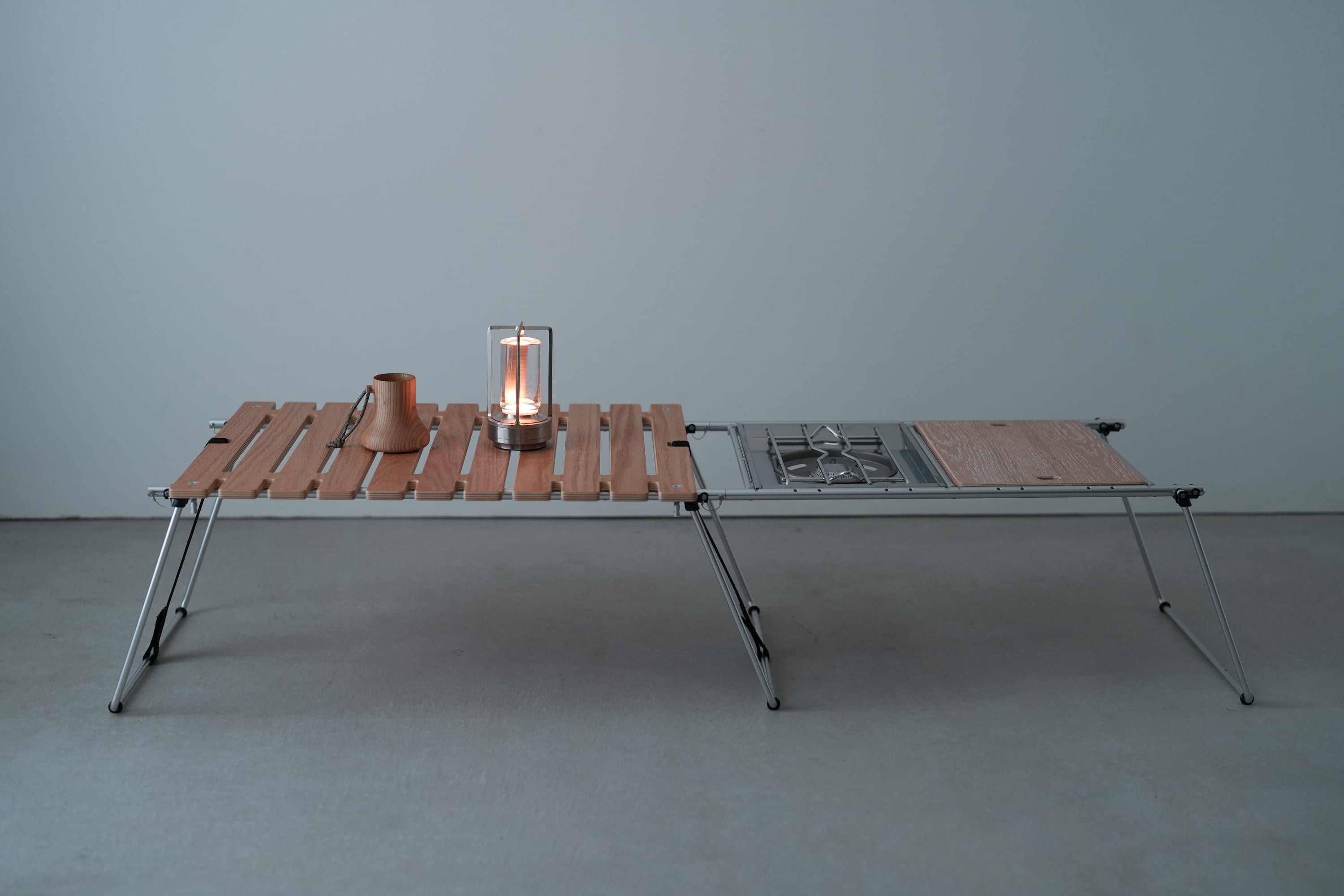 hxo Stripe Table Natural | hxo design jp