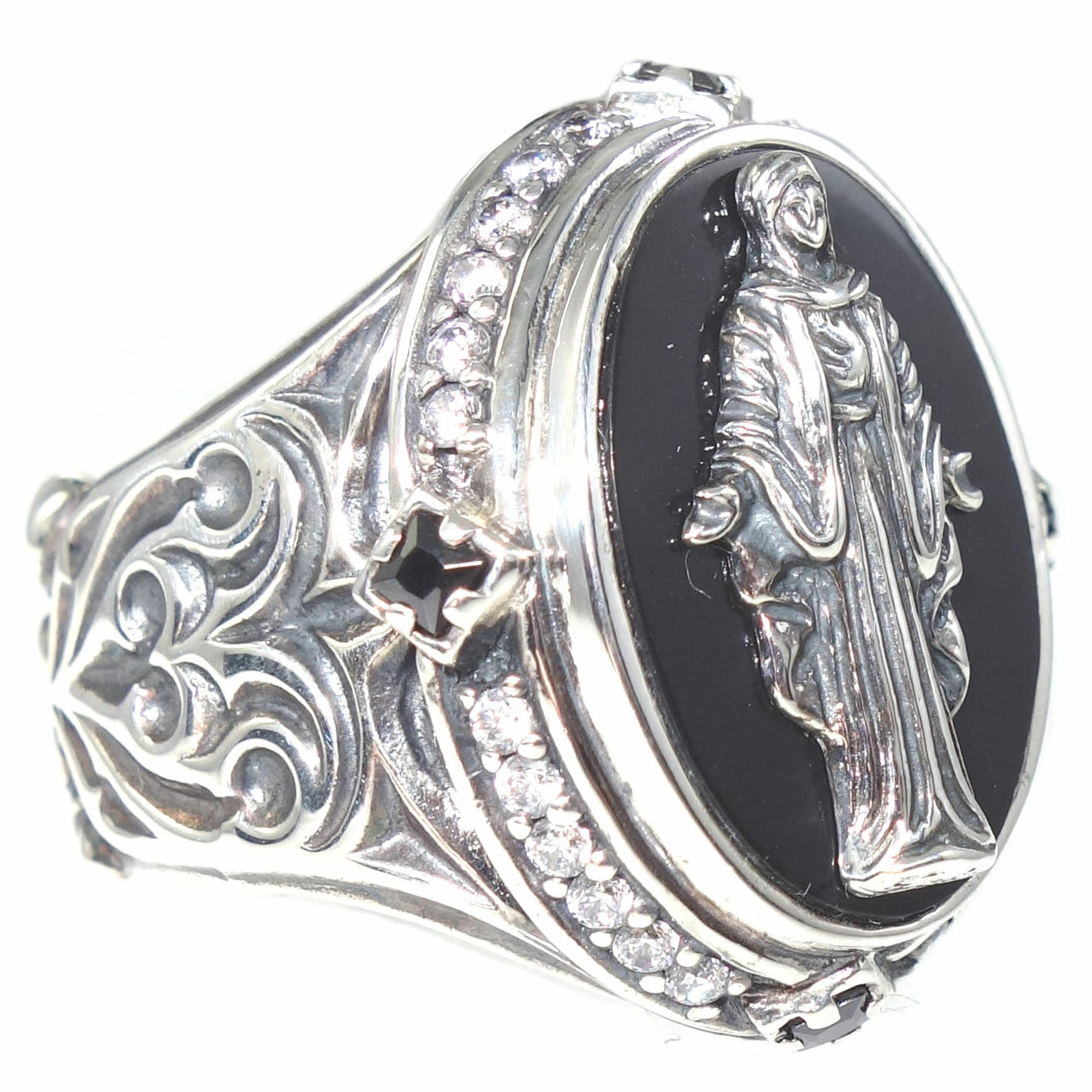 黒衣聖母リング ACR0220 Black Madonna Ring シルバーアクセサリー
