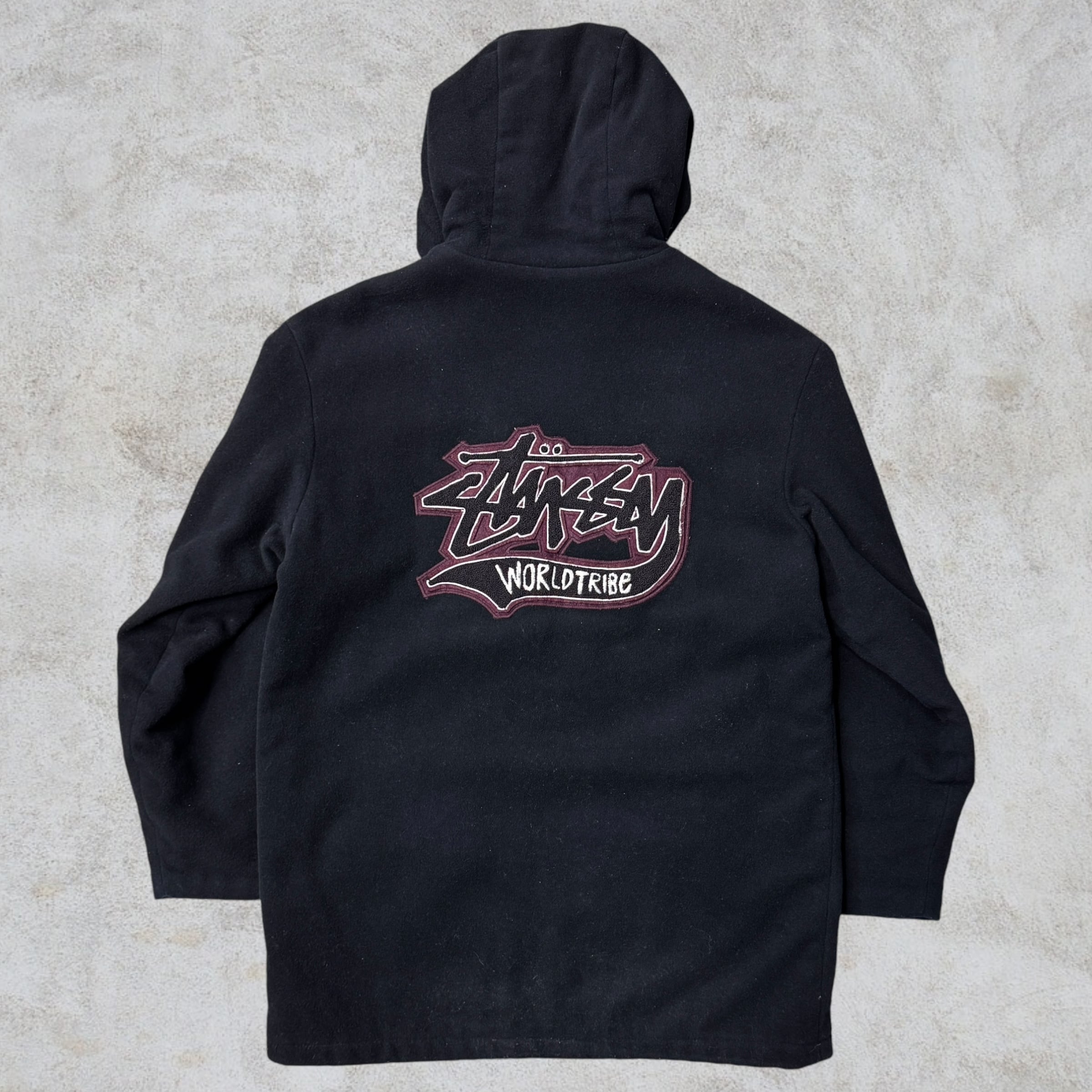 Special‼︎】80's~90's old stussy World Tribe Wool Jacket “黒タグ