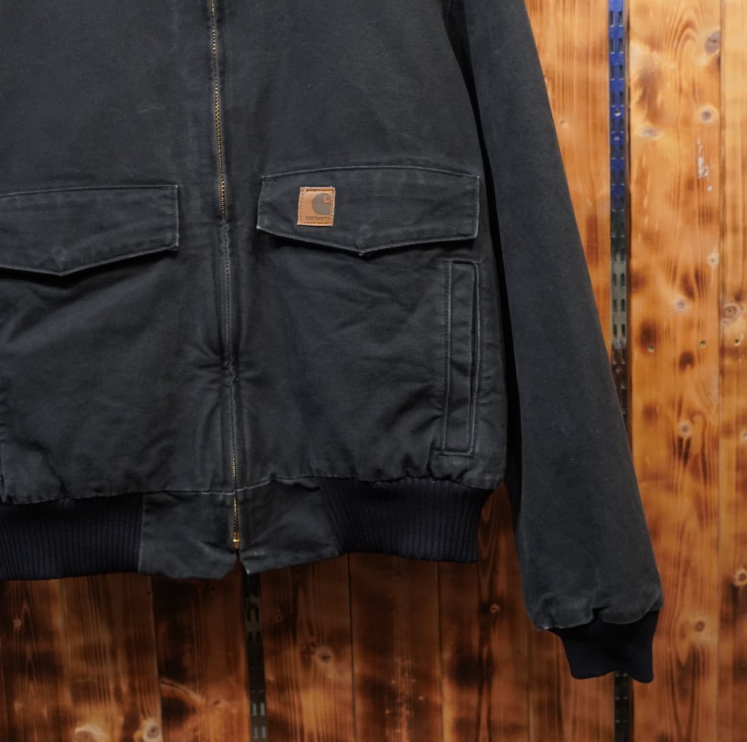 carhartt ボンバージャケット ブラック L/カーハート j165 黒 A-2