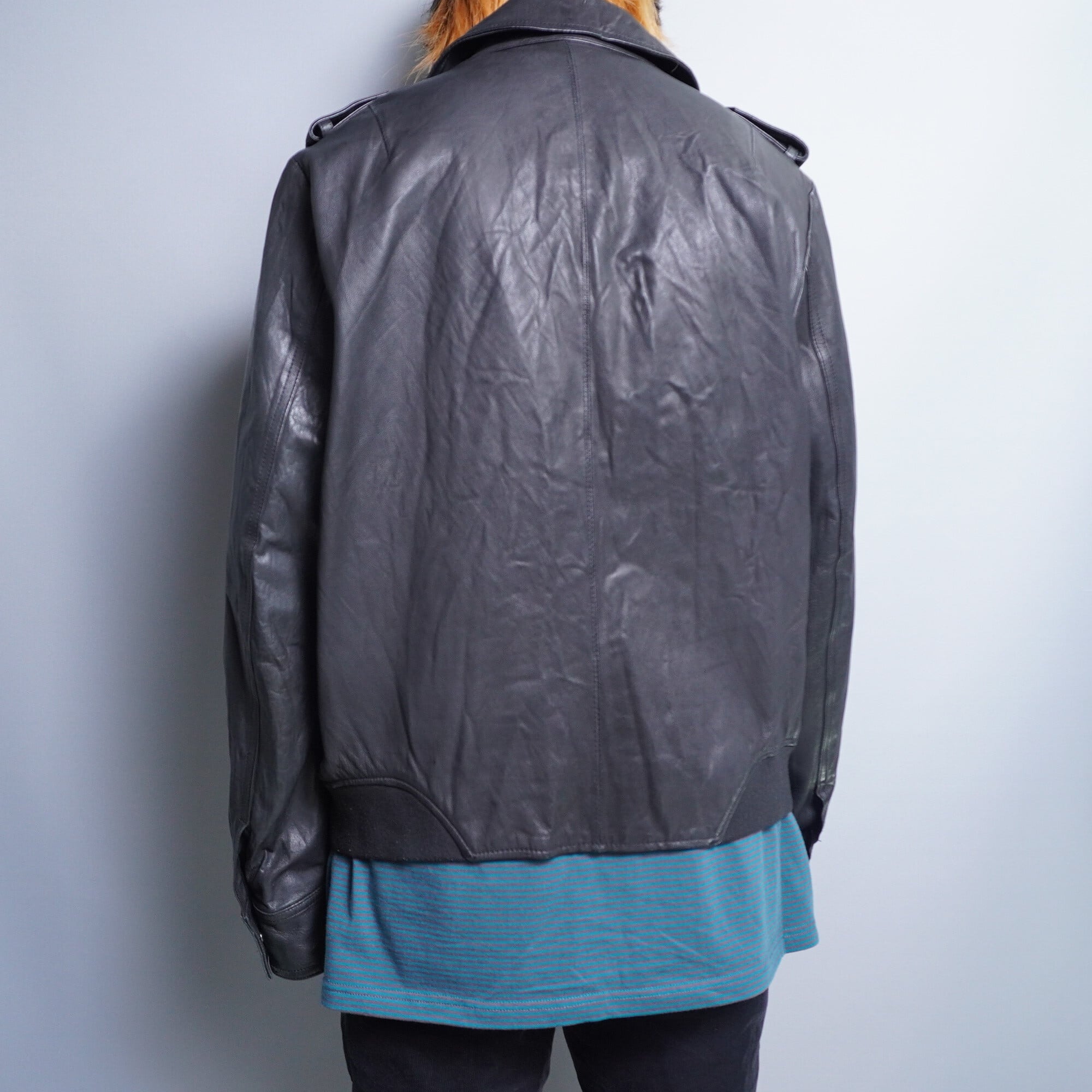 KATHARINE HAMNETT LONDON】キャサリンハムネット ロンドン ラムレザー