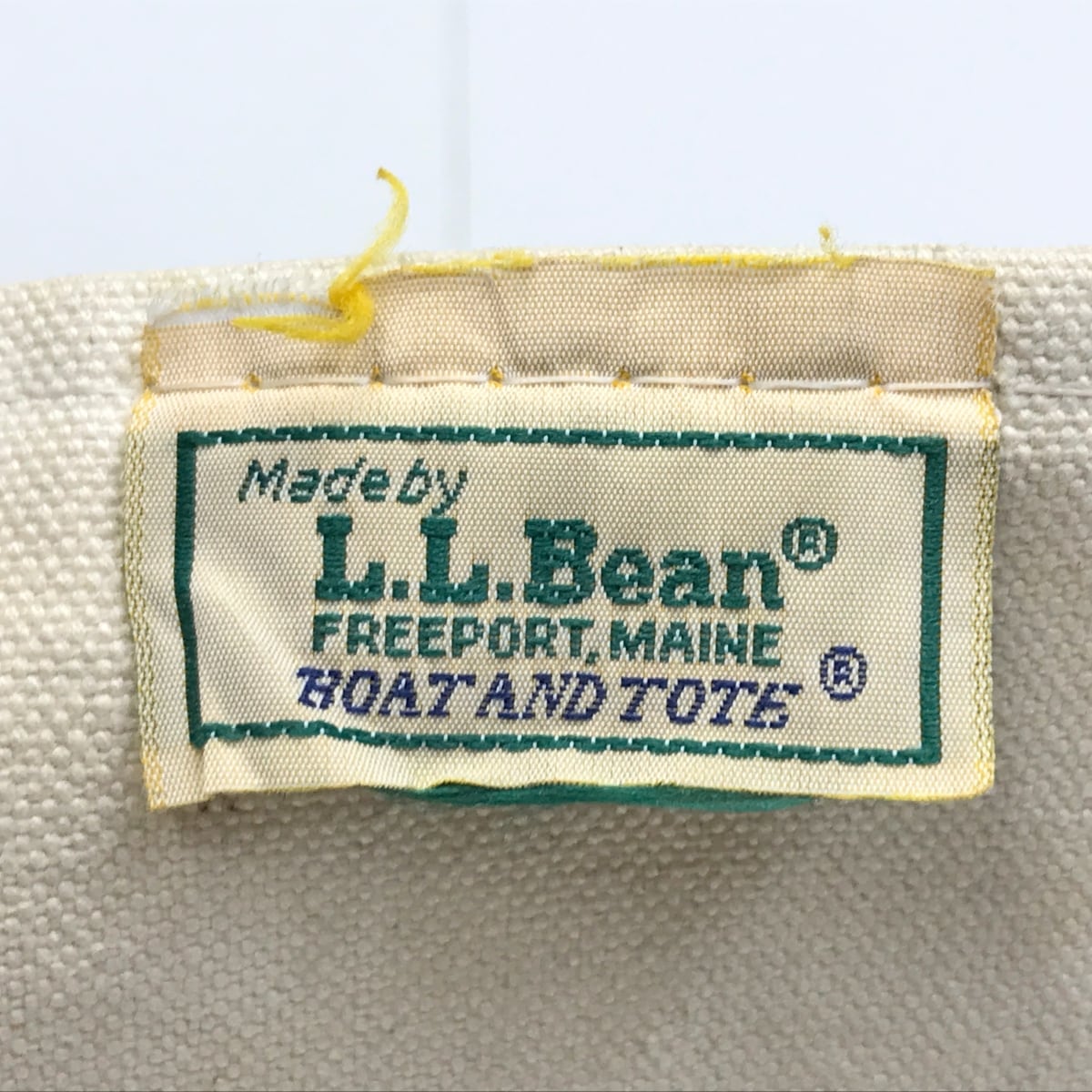 L.L.BEAN エルエルビーン 80年代 USA製 2色タグ ボート アンド トート