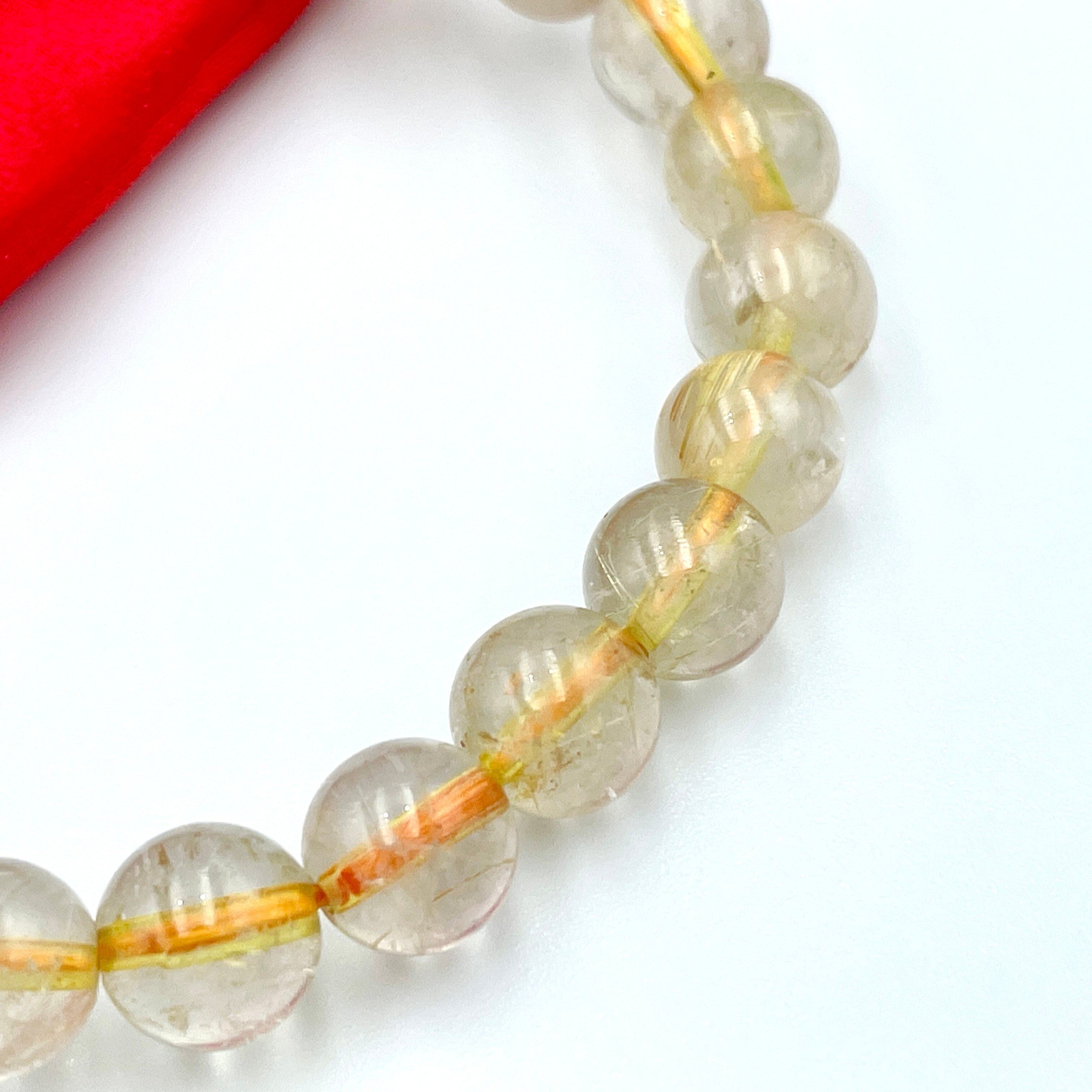 再販2】YouTuberヒカルさん愛用 ルチルクォーツ 天然石ブレスレット