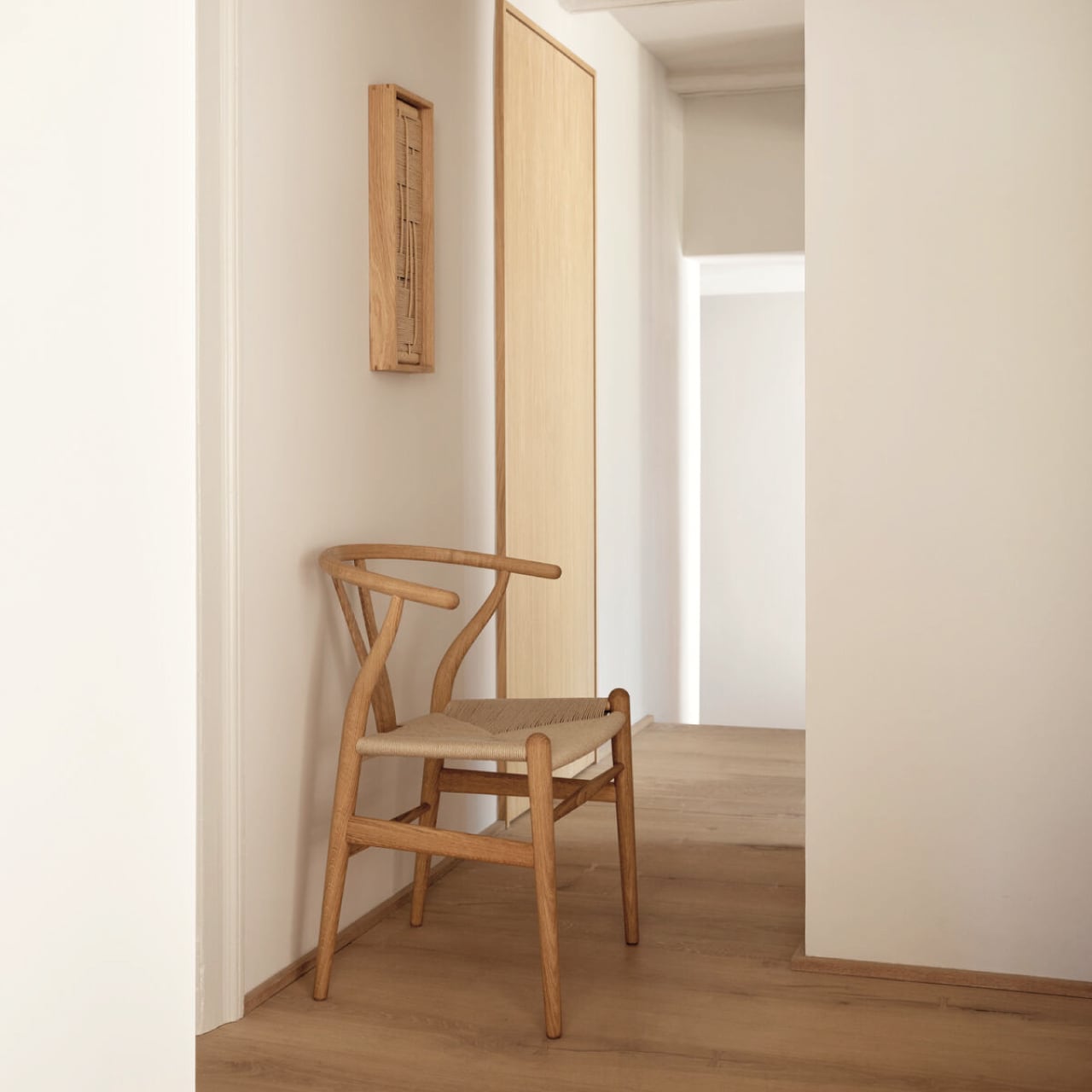 即納可】CH24（Yチェア） / オーク材 オイル仕上げ / SH45cm / CARL