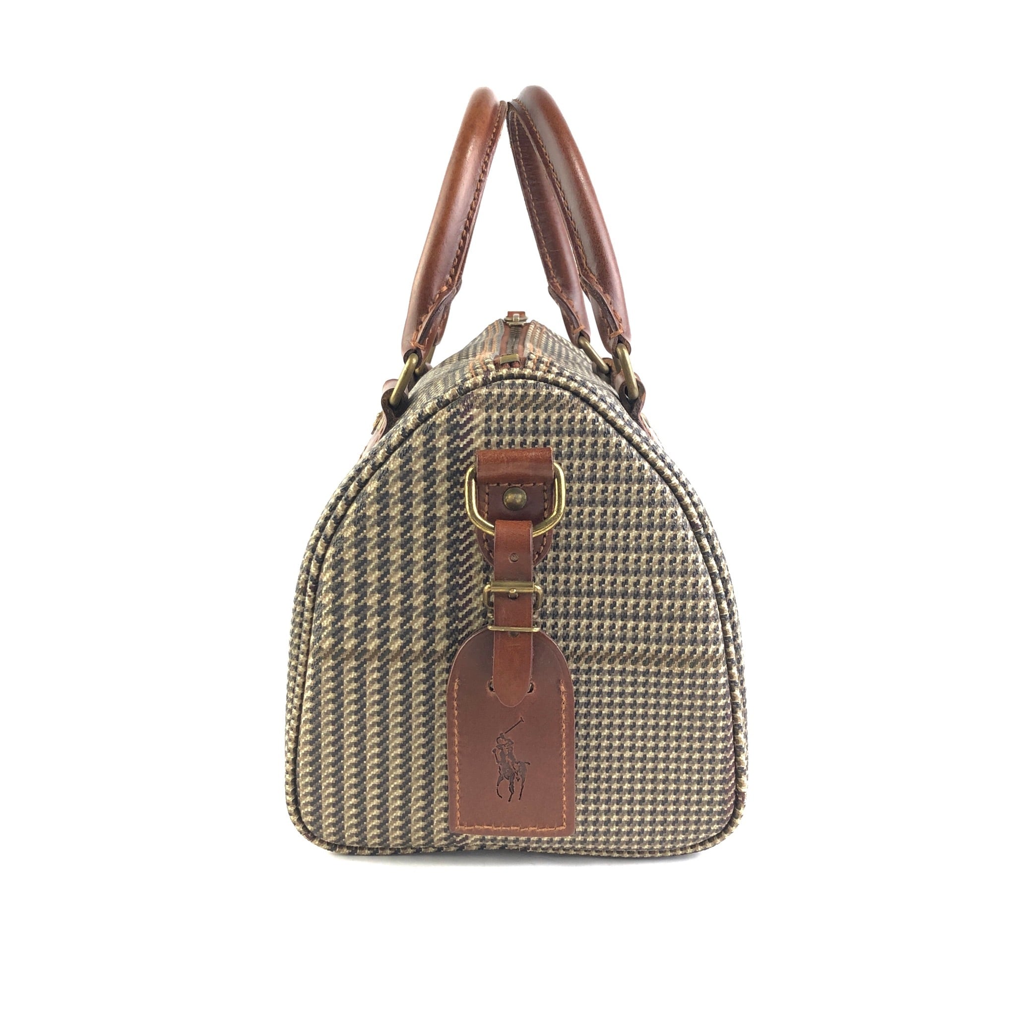 POLO RALPH LAUREN ポロ ラルフローレン グレンチェック ハンドバッグ
