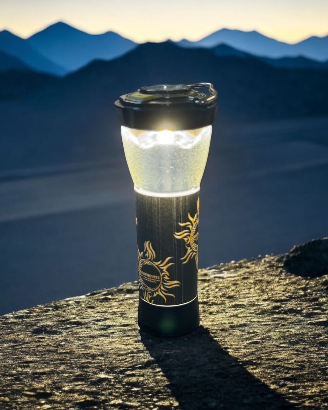 夜明けレジンランタンスタンド ウォールナット 802PRODUCTS ランタン