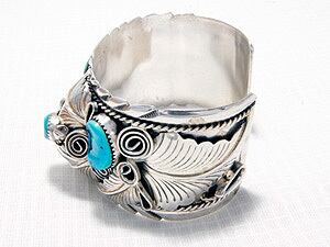 ターコイズ＆シルバーバングル（ナバホ族）／MTNBSV01 | ジーフィールド