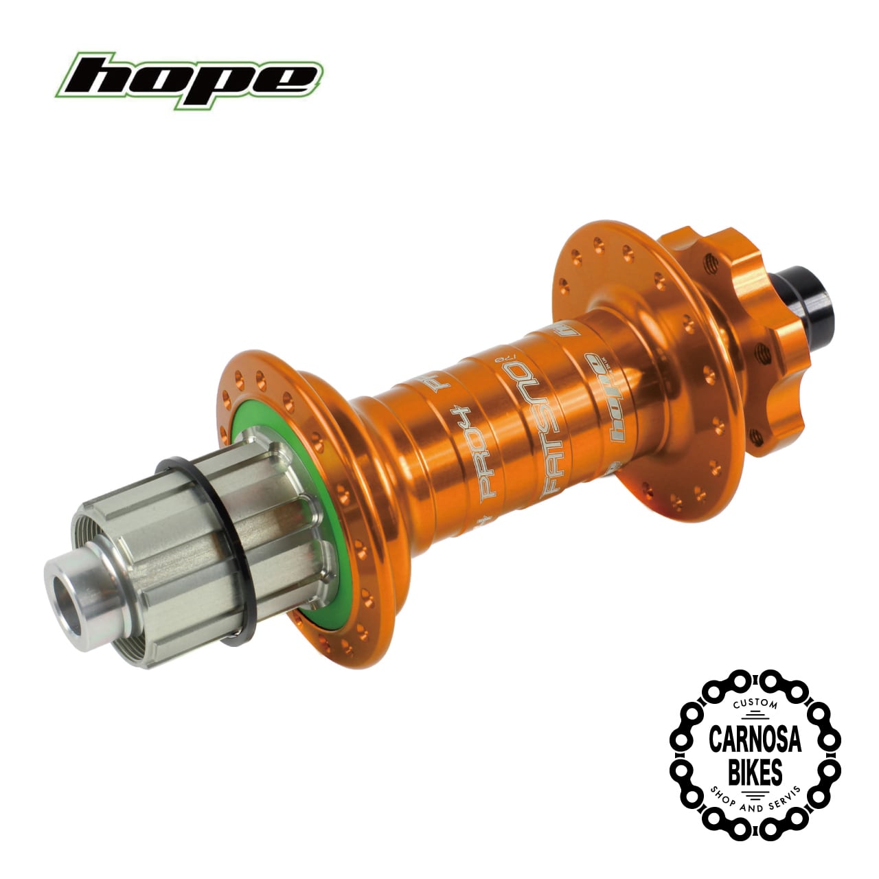 HOPE】DH Pro4 Rear Hub [DH プロフォー リアハブ] Silver 12×135mm