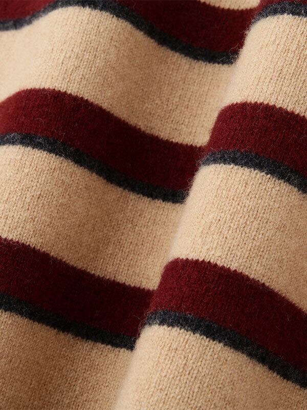 ETRE TOKYO(エトレトウキョウ) マルチボーダーニットポロ | サウス