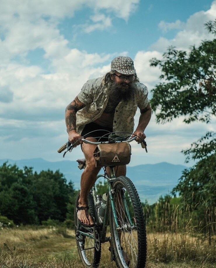 RON'S BIKES ULTRA ROMANCE】FABIO'S CHEST SMALL (WAXED CORDURA