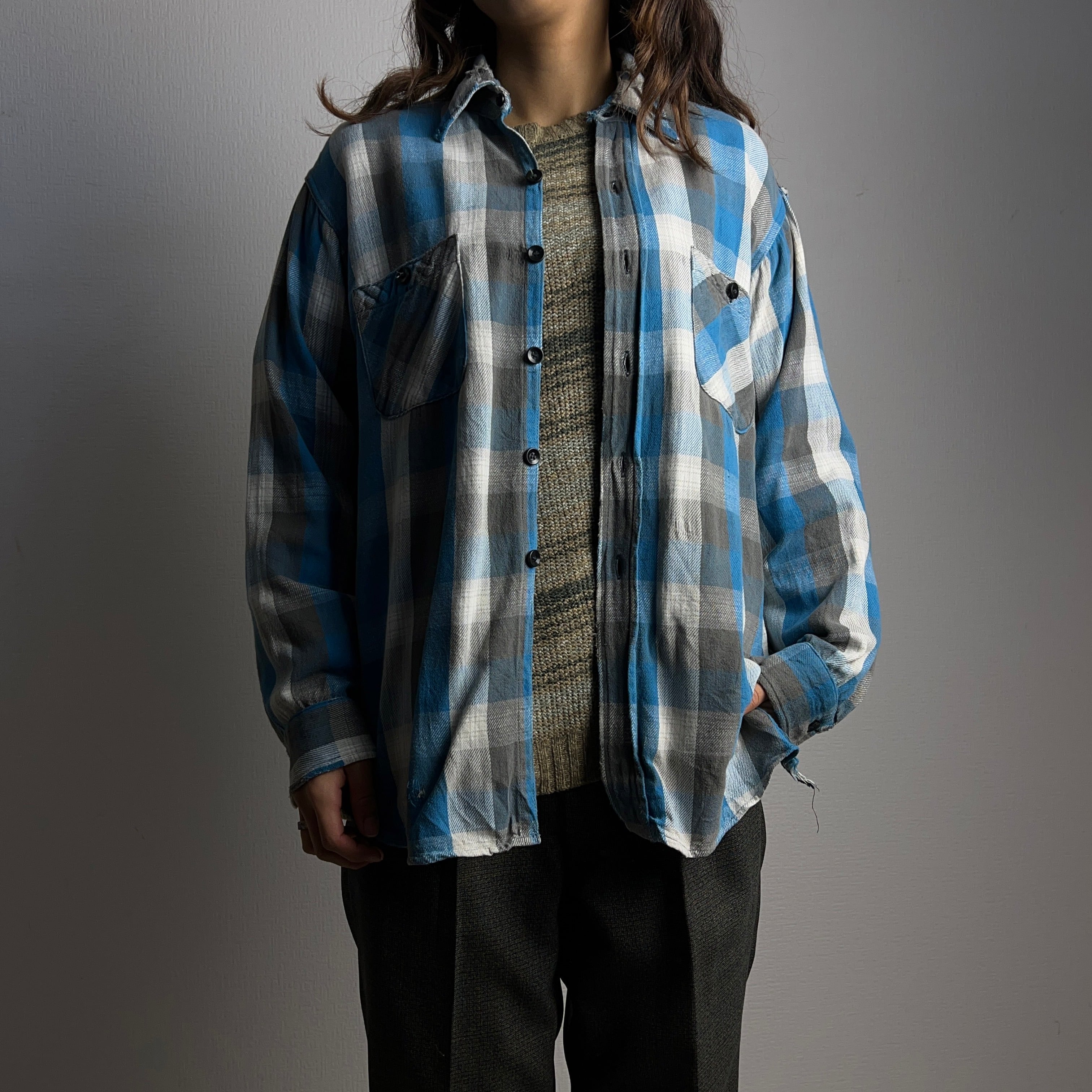 1960's SEARS Heavy Flannel Shirt 60年代 シアーズ マチ付き ヘビー