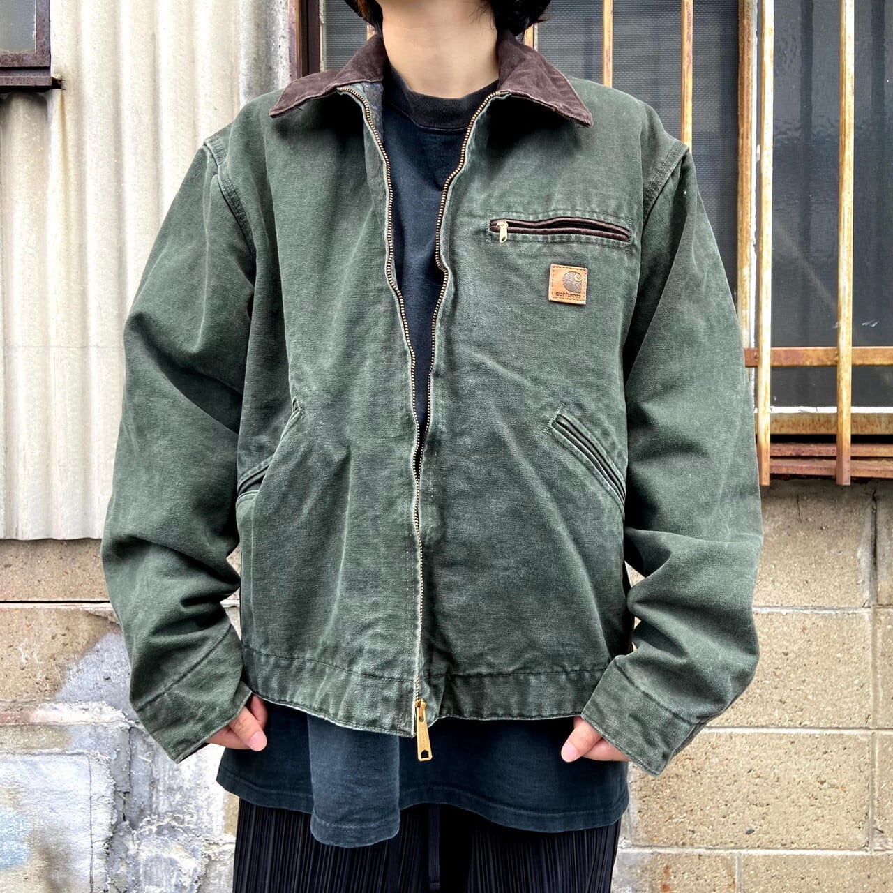 Carhartt カーハート デトロイトジャケット メンズXL相当 古着 ダック