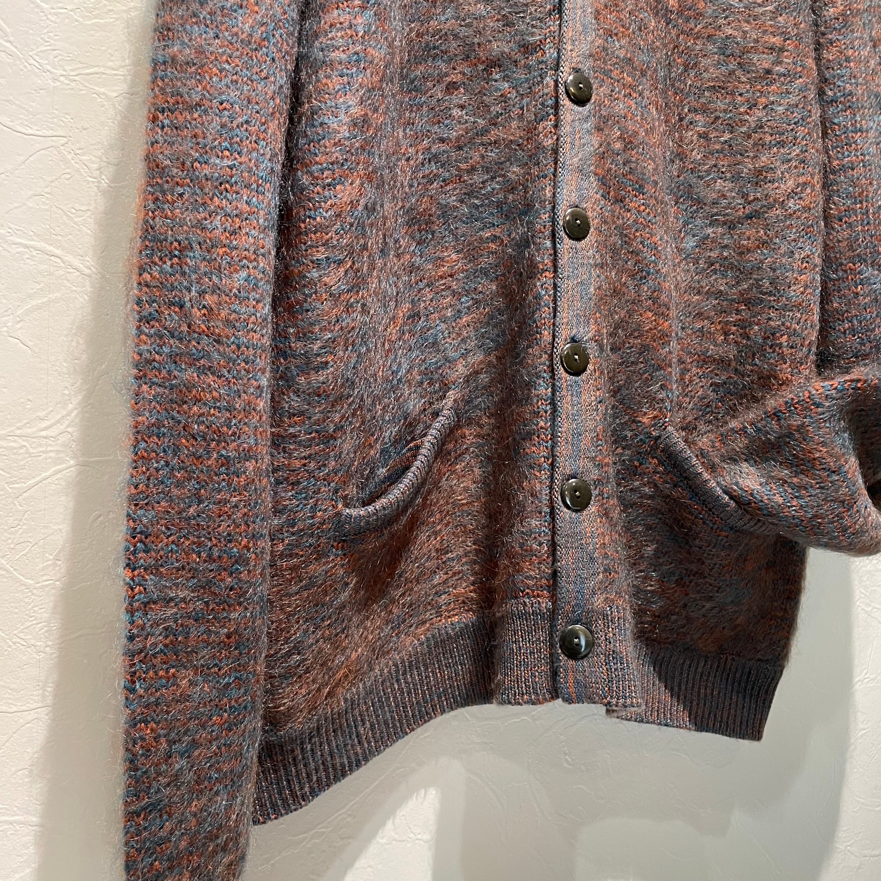 FILL THE BILL】MOHAIR CARDIGAN (ORANGE x GREEN) | HEIGHTS Online Store