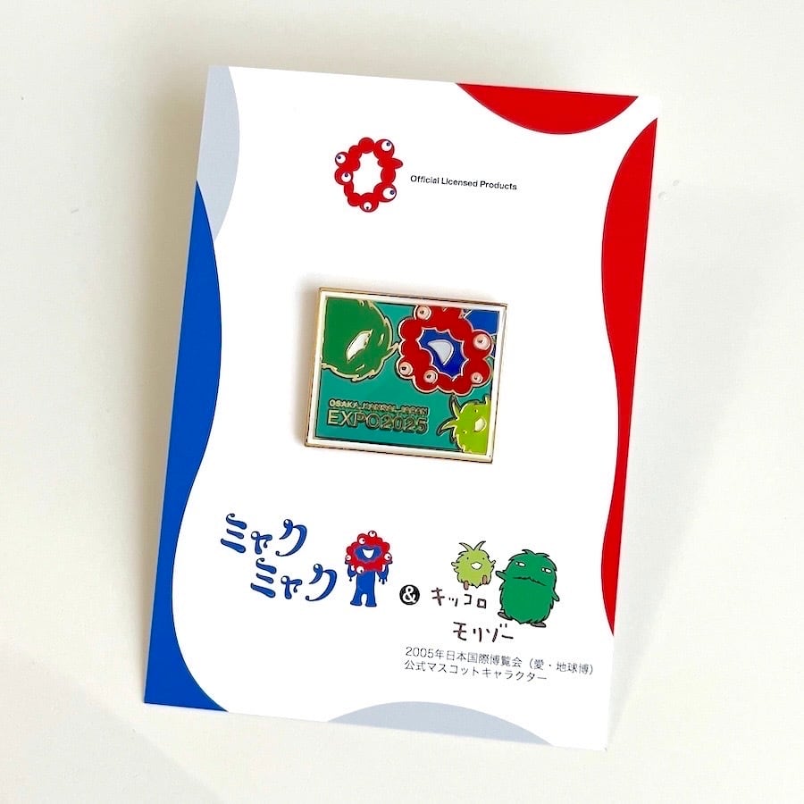 ニコニコ EXPO2025ミャクミャク&モリゾー•キッコロ ピンバッジ
