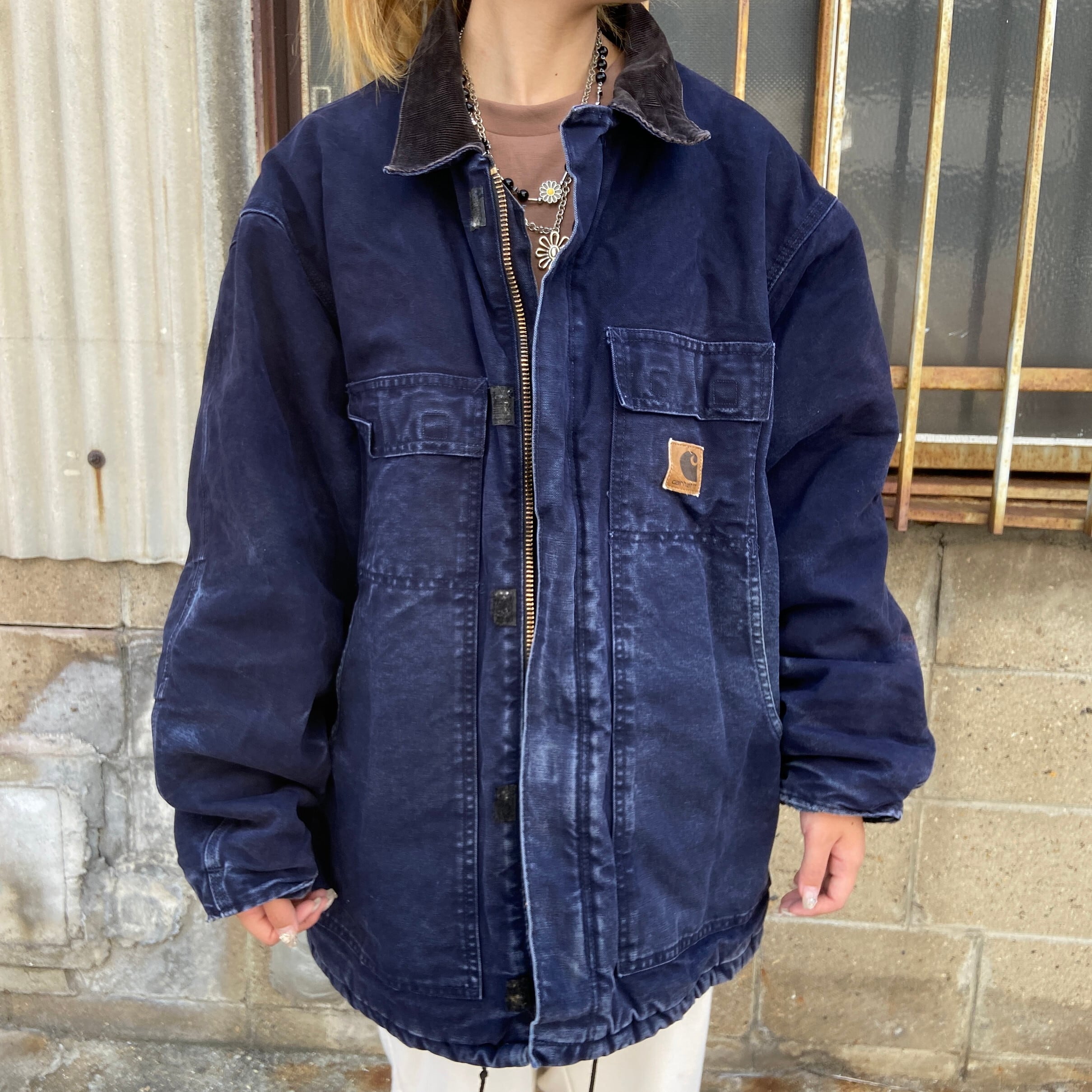 90年代 USA製 Carhartt カーハート トラディショナルコート メンズXL