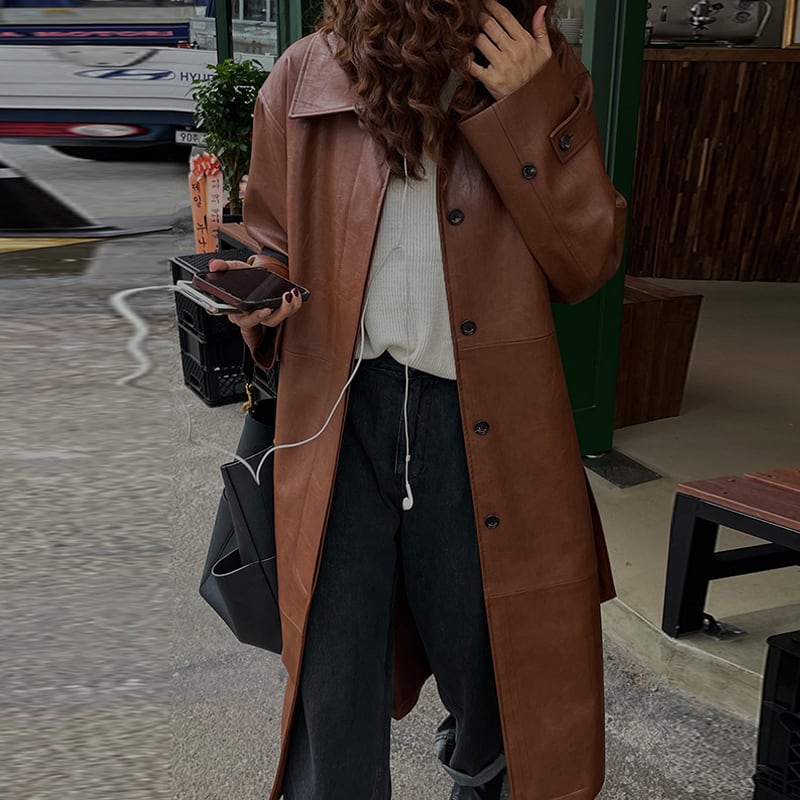 2色 アウター コート レディース 秋冬 個性的 暖かい ロングコート