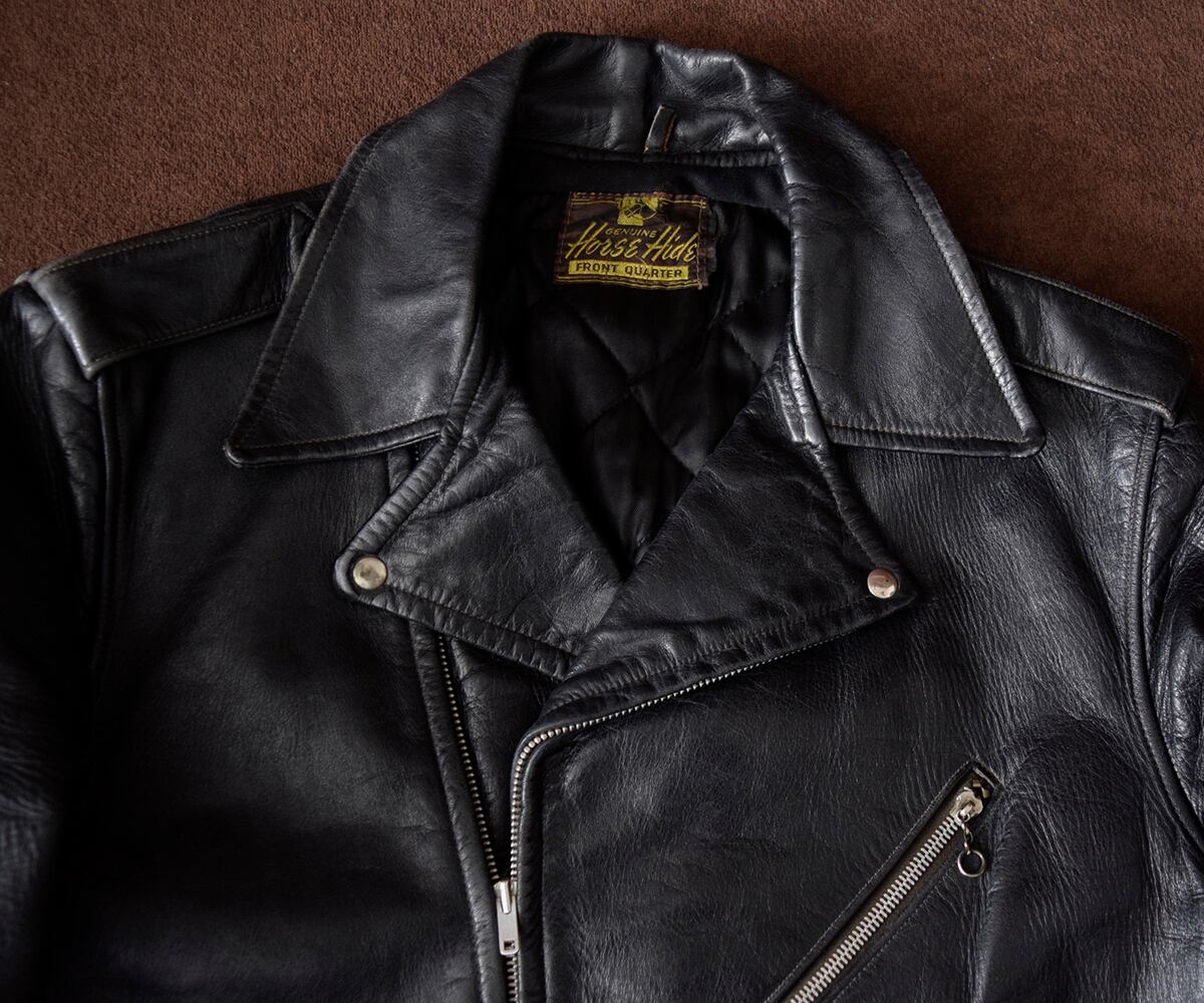 50s HORSEHIDE DOUBLE RIDERS | SECOND TIME GLORY | ヴィンテージ
