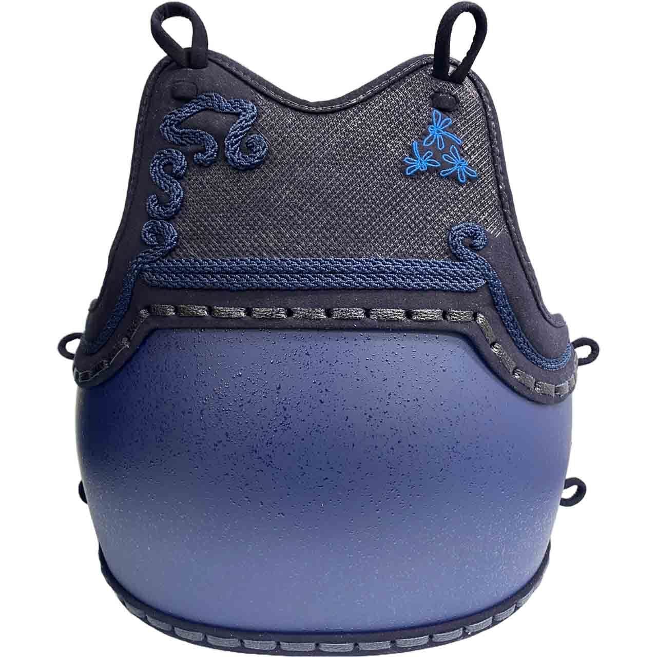 少年用変り塗胴Sサイズ(刺繍クラリーノ／紺石目胴台) | 江戸川防具