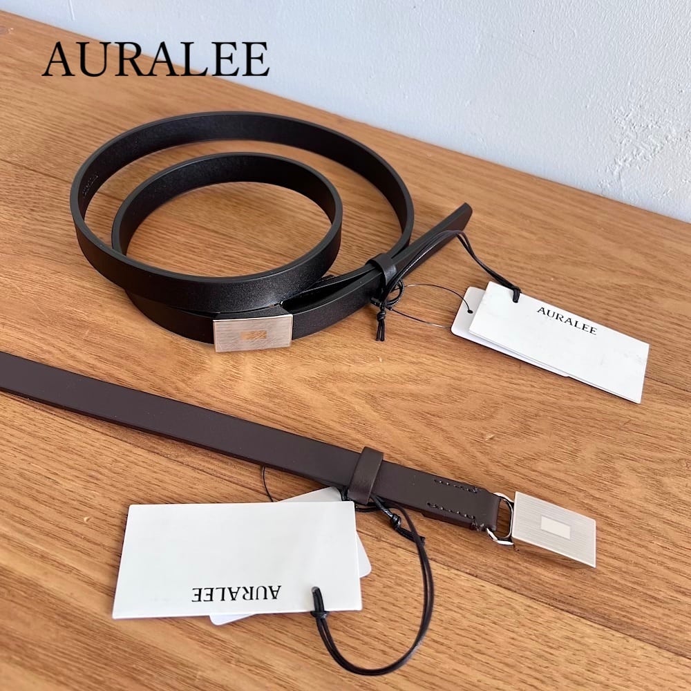 AURALEE/オーラリー・SLIDE BUCKLE BELT | a flat shop