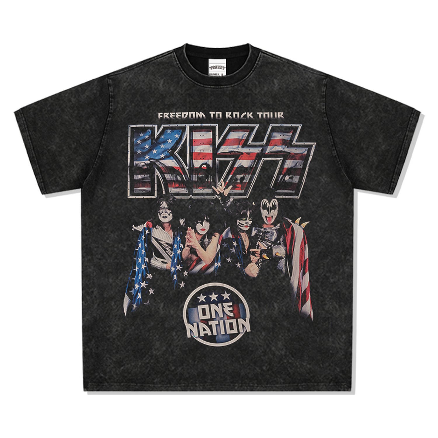 VINTAGE ストリート kiss freedom to rock tourバンドTシャツ T998 | wshot