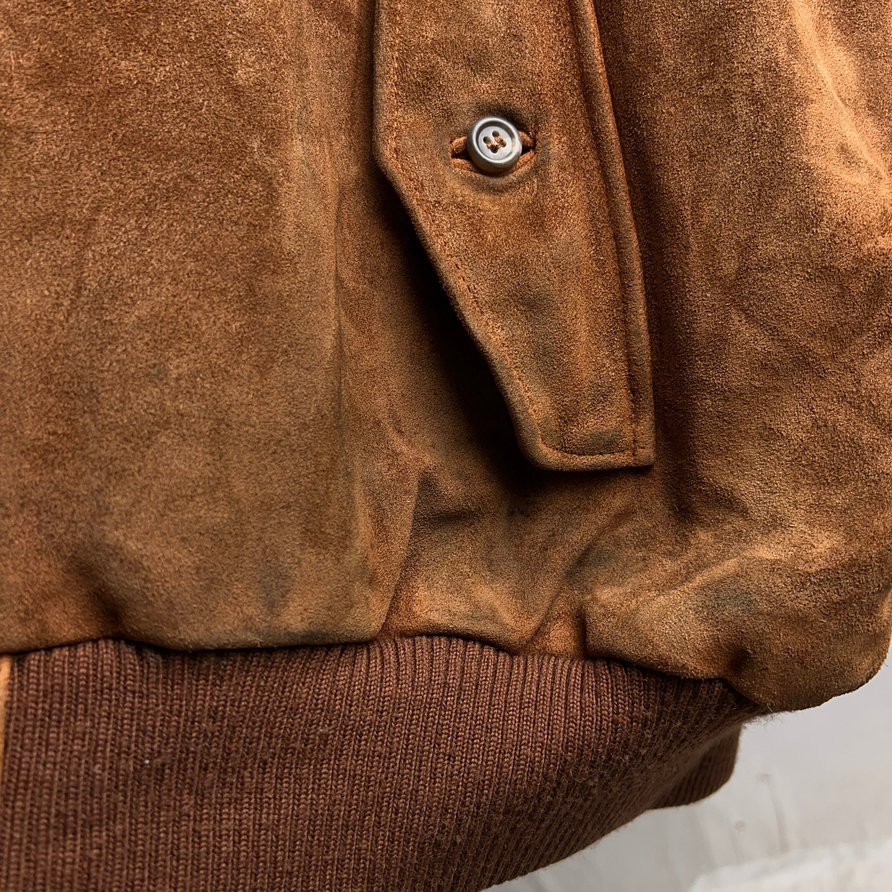 90's “Polo by Ralph Lauren” Suede Leather G9 Jacket SIZE XL 90年代