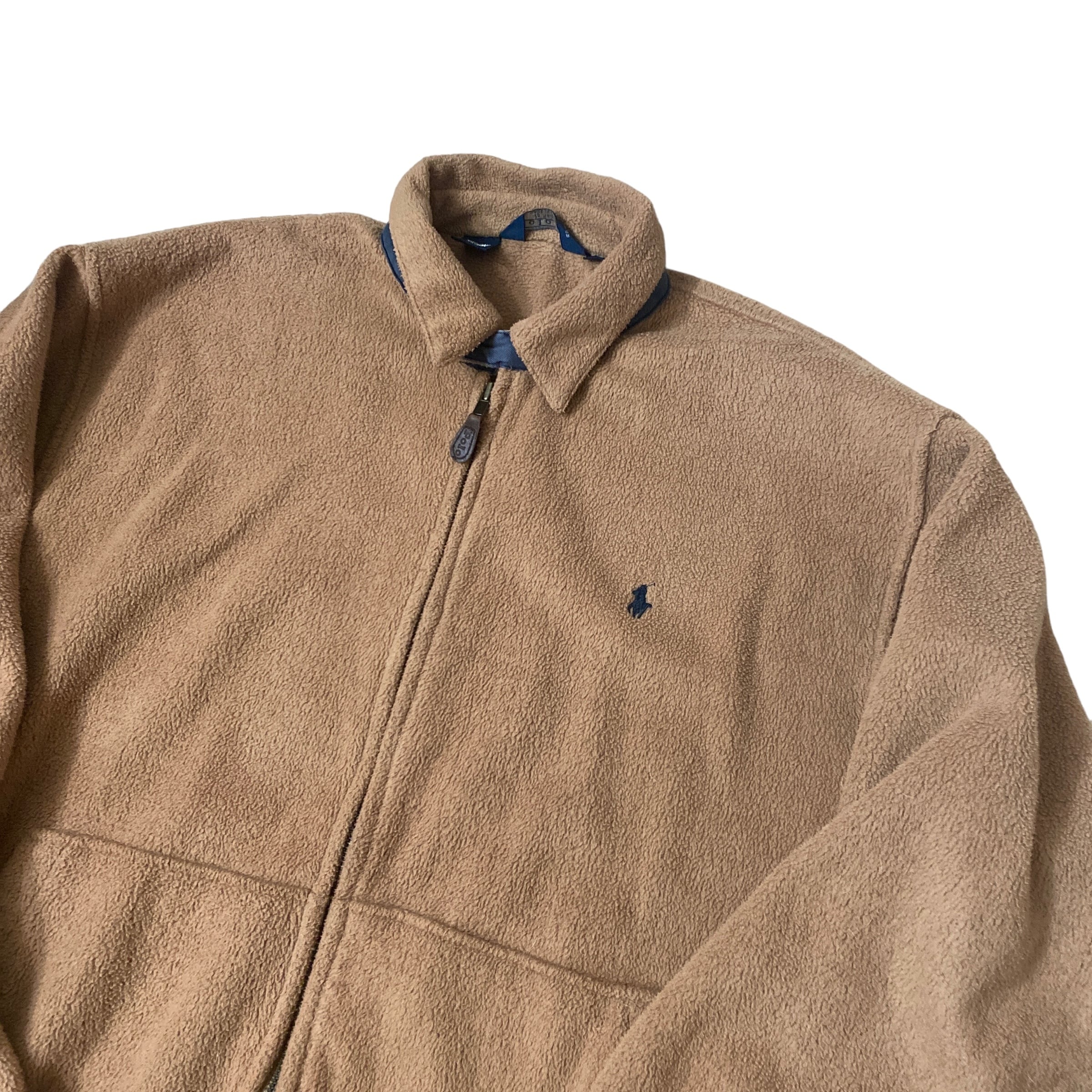 90s Polo by Ralph Lauren fleece drizzler jacket | CLOSE CLOTHES