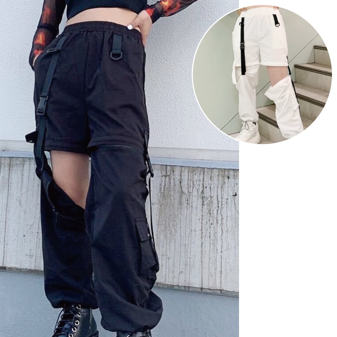 ベルト×ZIPデザインカーゴパンツ | VOLCAN&APHRODITE