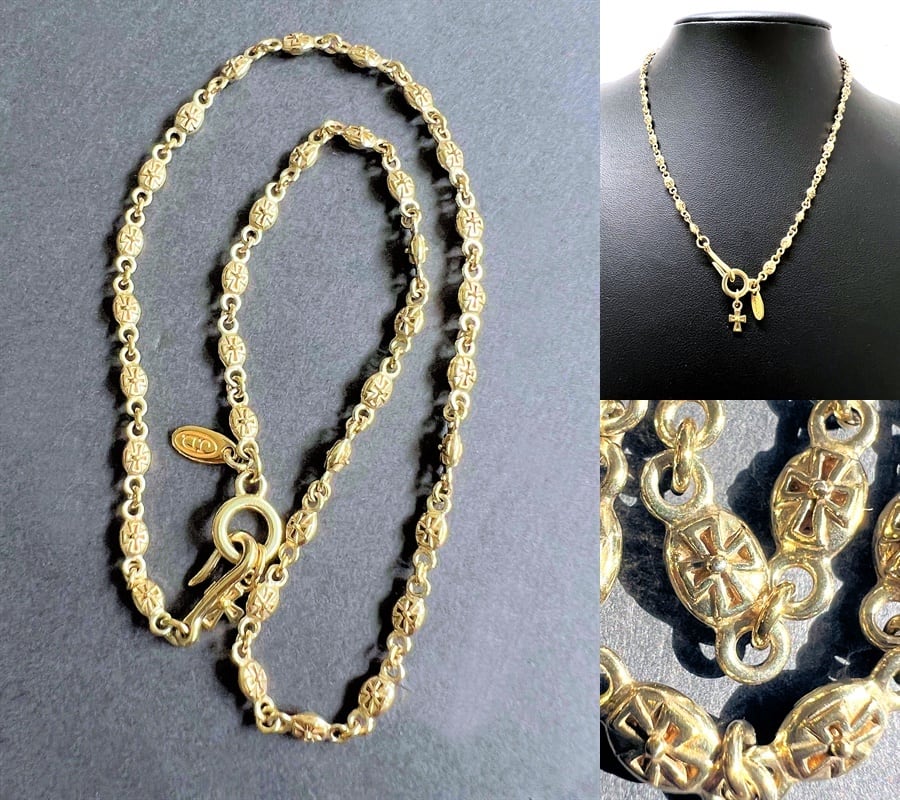 Justin Davis ジャスティンデイビス K18 YG タイニークロス チェーン