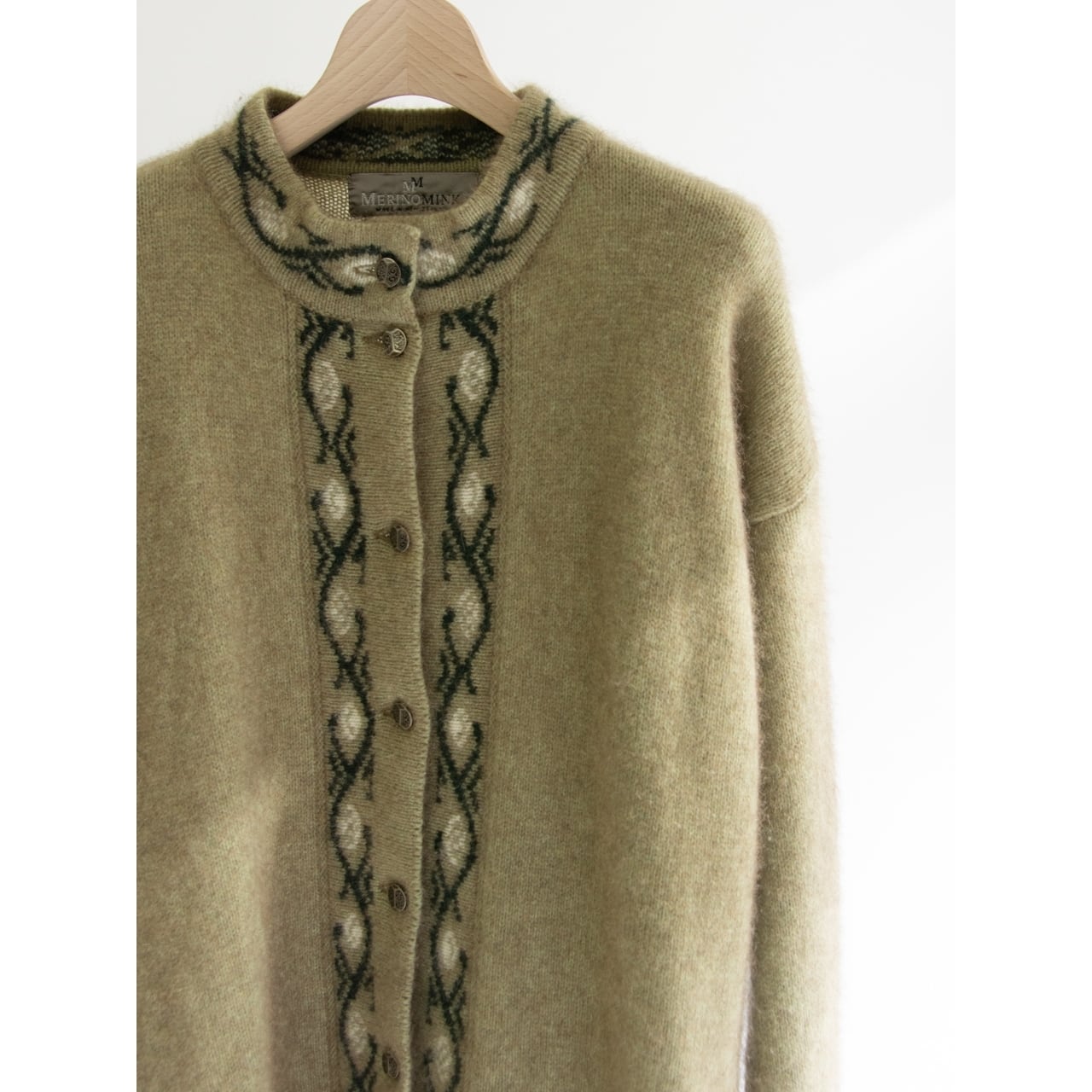 MERINO MINK】Made in New Zealand Wool-Possum-Polyamide Knit