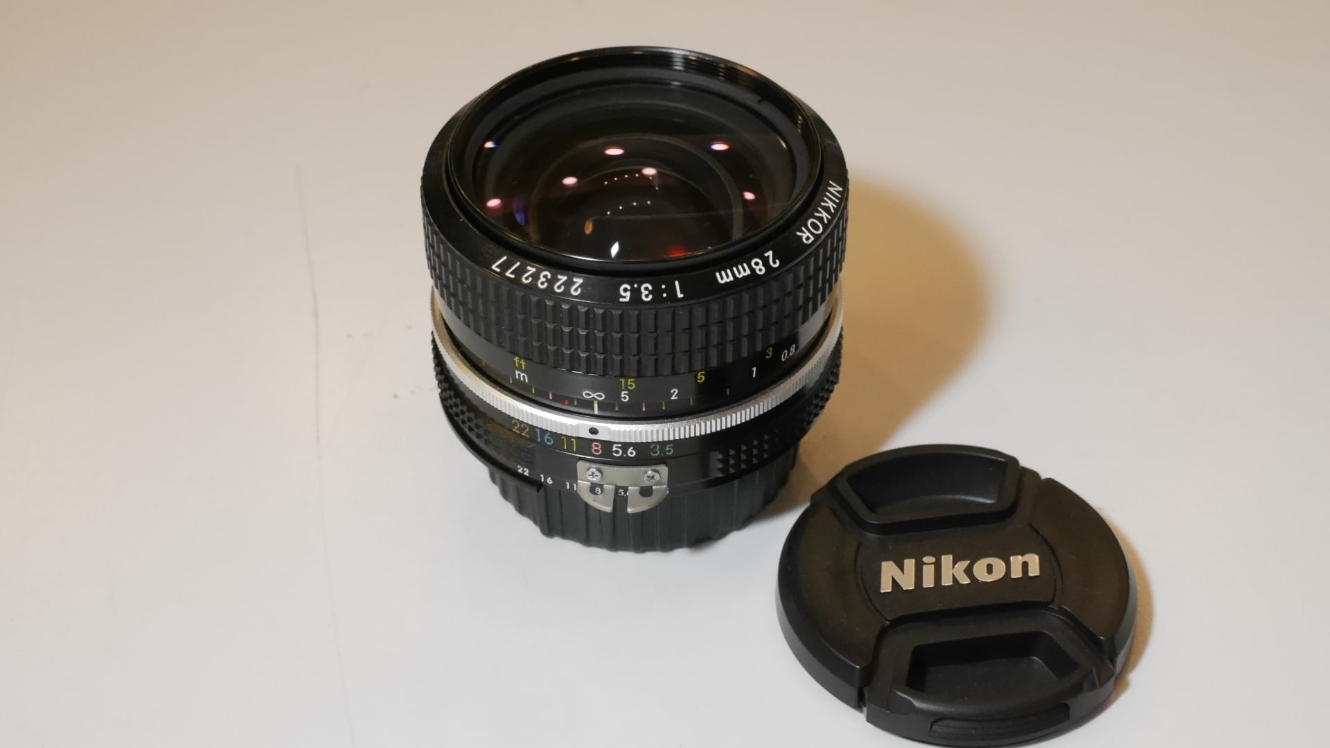 Nikon New Nikkor 28mm F3.5(Ai改造済)【中古並品 Nikon専門修理会社