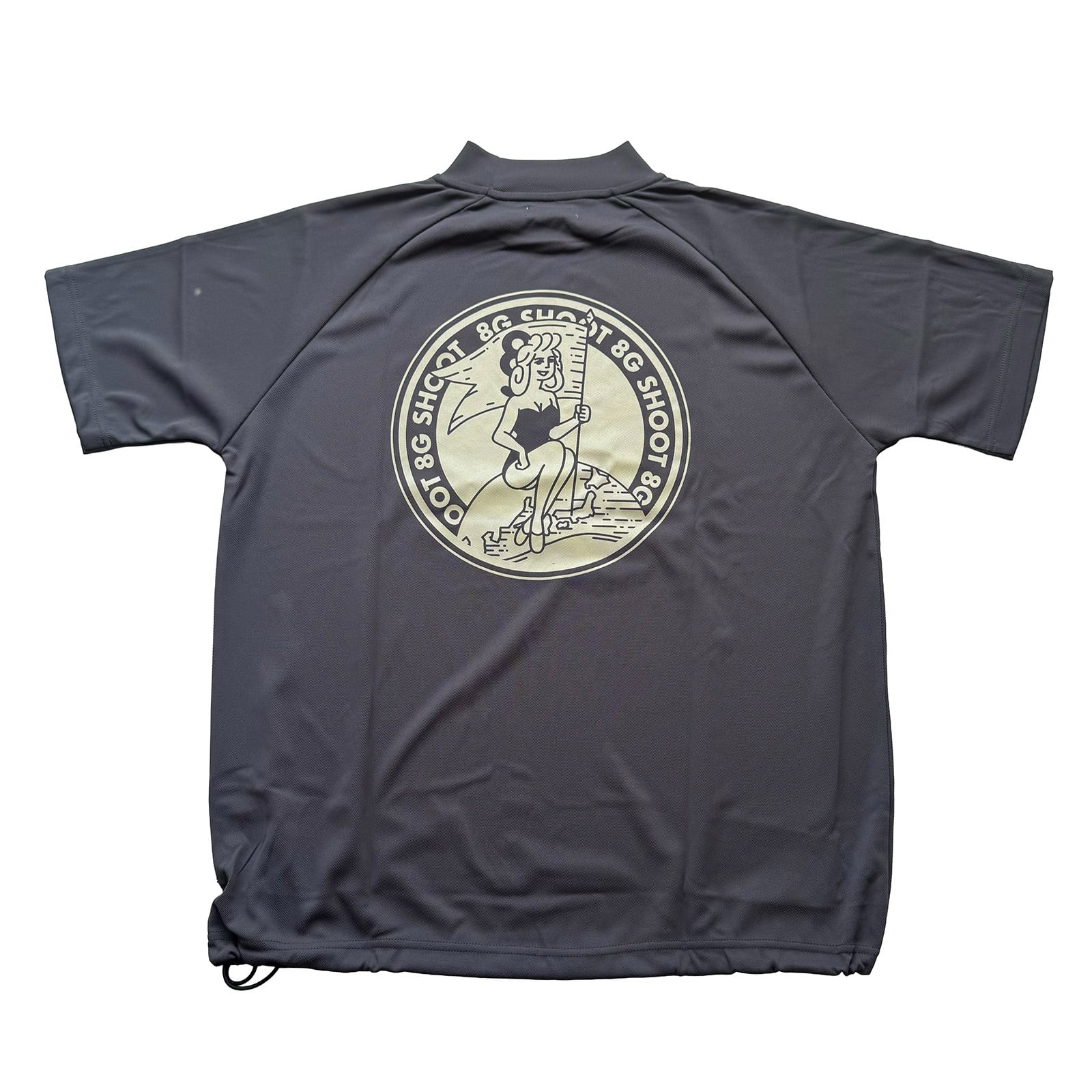 新品未使用 8G SHOOT ロゴプリント モックネック ゴルフ ウェア XL