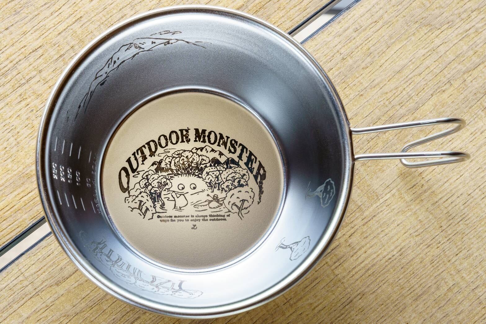 水没林×アウトドアモンスター オリジナルシェラカップ 4個 | 白川荘