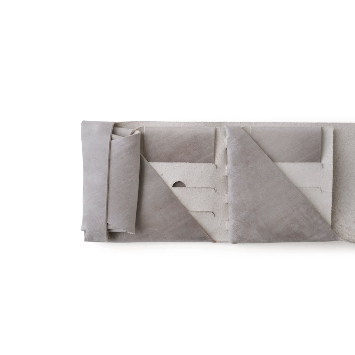 革の水墨画 Smokingrey ショートウォレット2.0 | 所作 Shosa