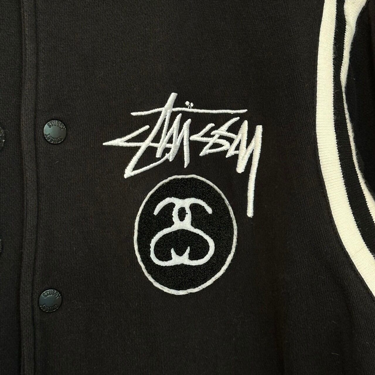 stussy ステューシー スタジャン 刺繍ロゴ バックロゴ ドクロ シャネル