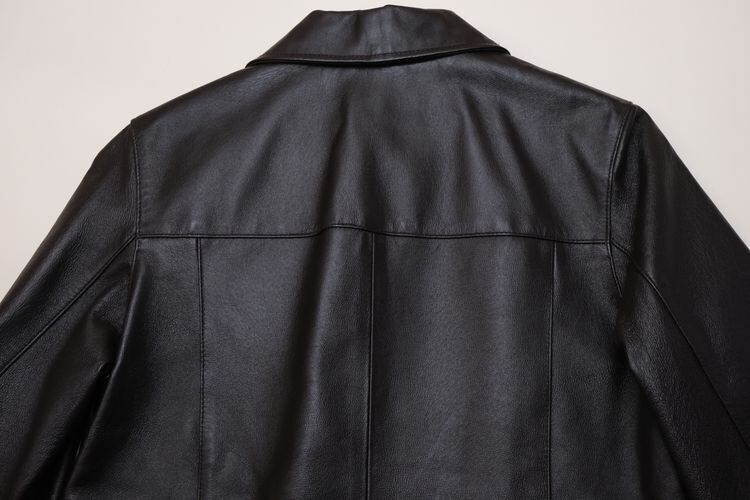 00's Eddie Bauer leather zip-up Jacket | GARYO