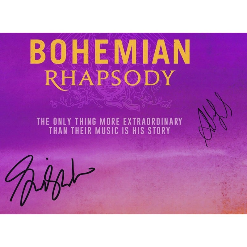 Bohemian Rhapsody(ボヘミアン・ラプソディ) 【7名直筆サイン入りミニ