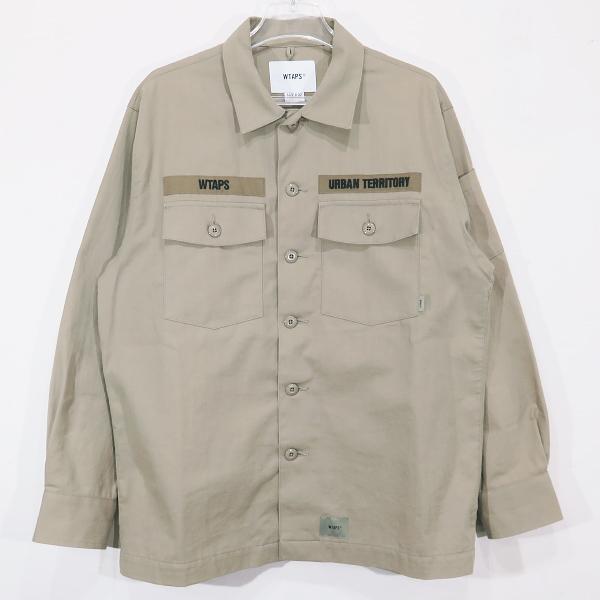 WTAPS ダブルタップス 21AW BUDS/LS/COTTON.SERGE 212BRDT-SHM02