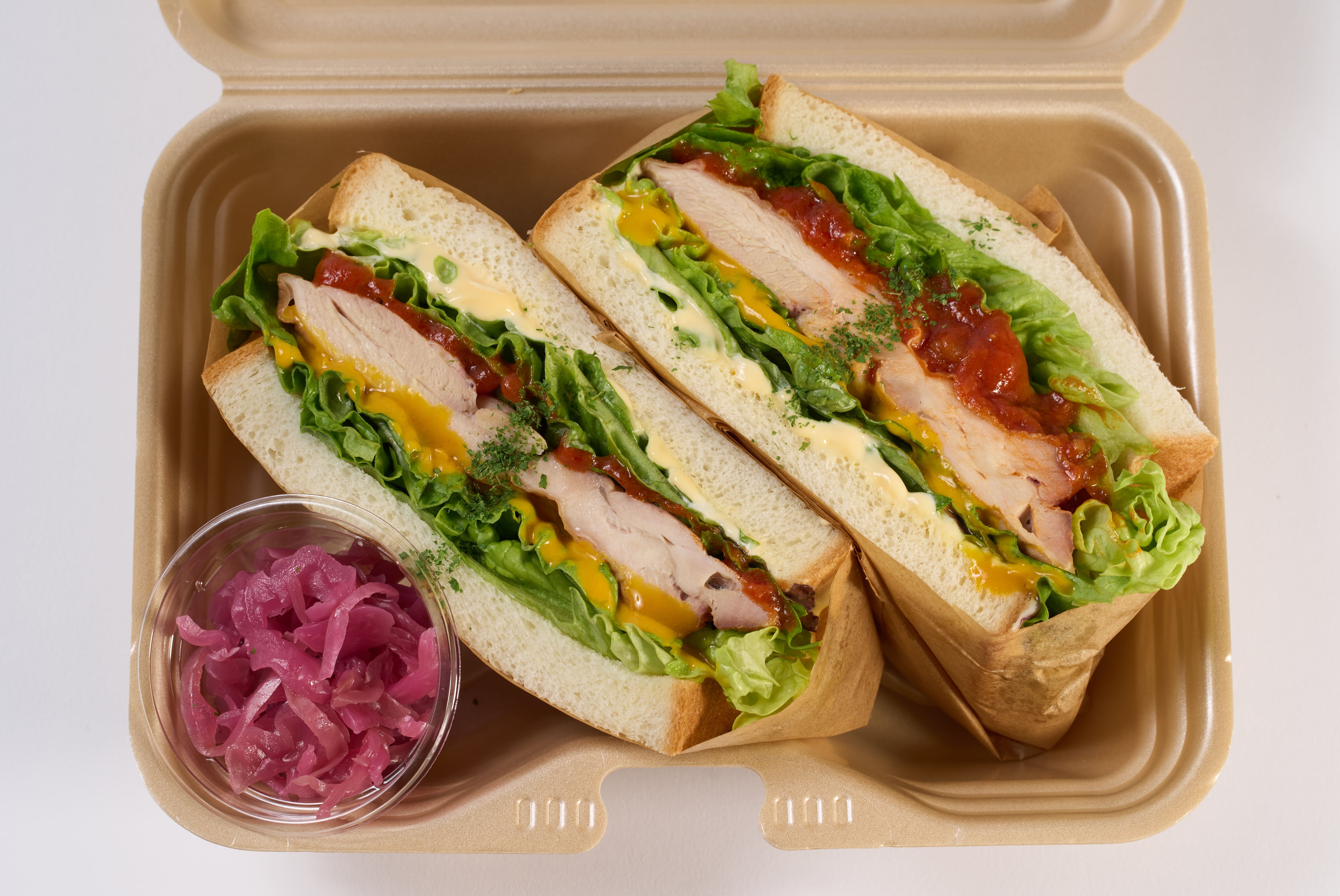 熨斗対応可】洋食シェフが手がけるチキンハニーマスタードサンドイッチ