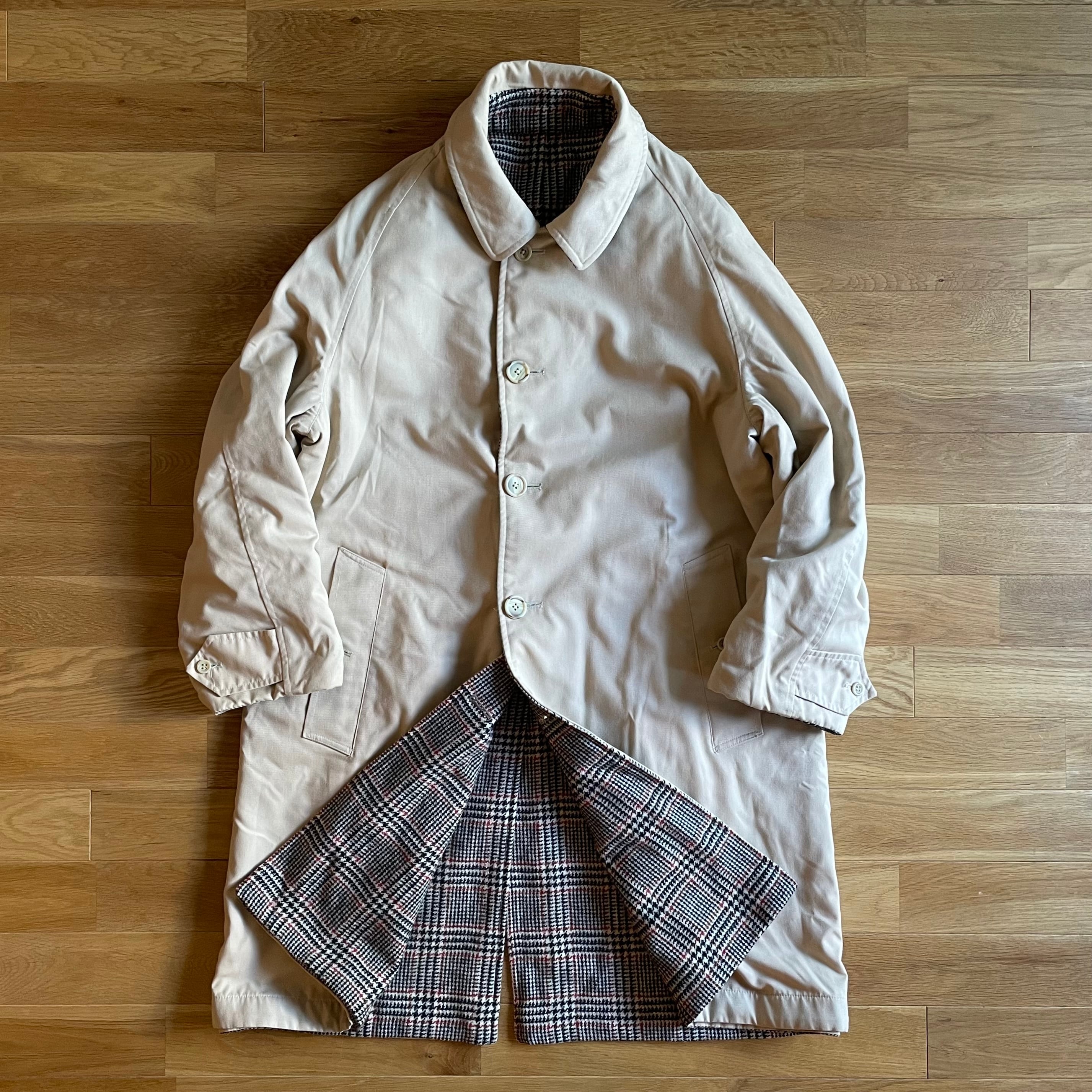 BURBERRYS リバーシブルバルマカーンコート 千鳥格子 イングランド製