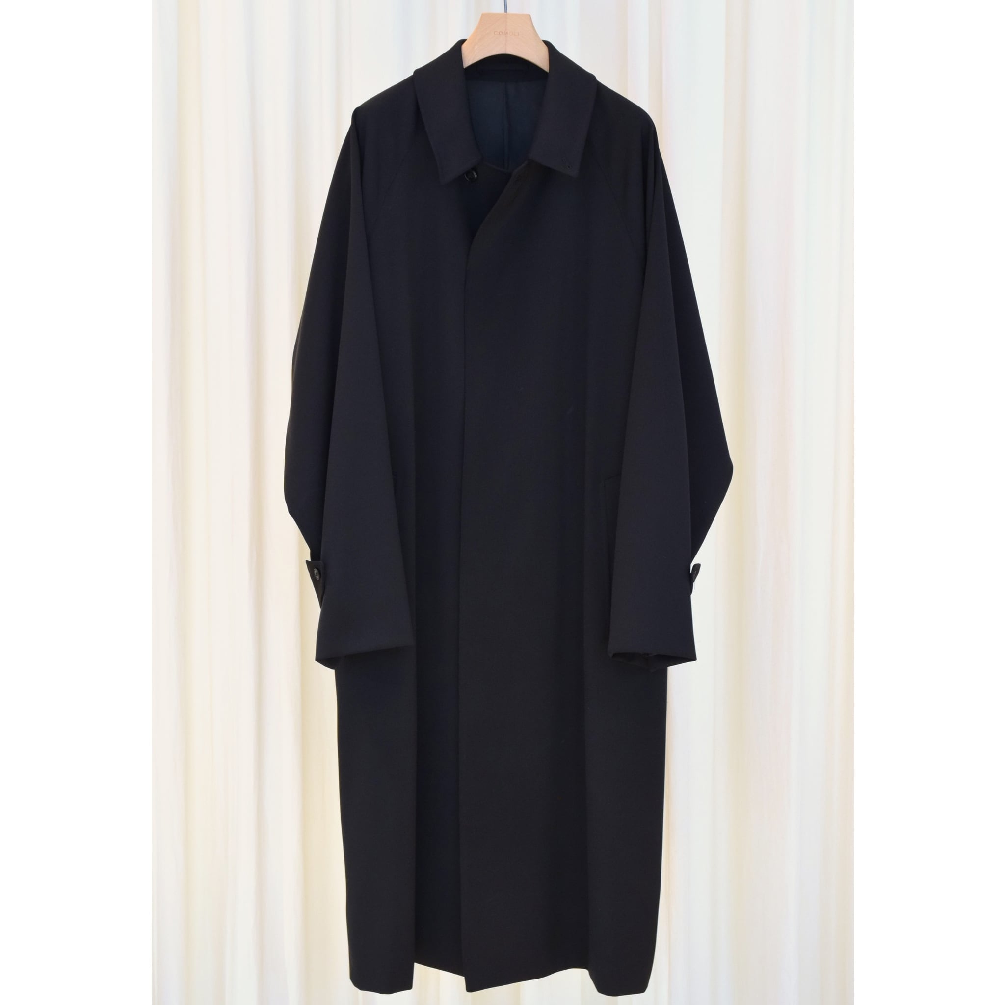 COMOLI | ウールギャバ バルカラーコート | HJ GALLERY