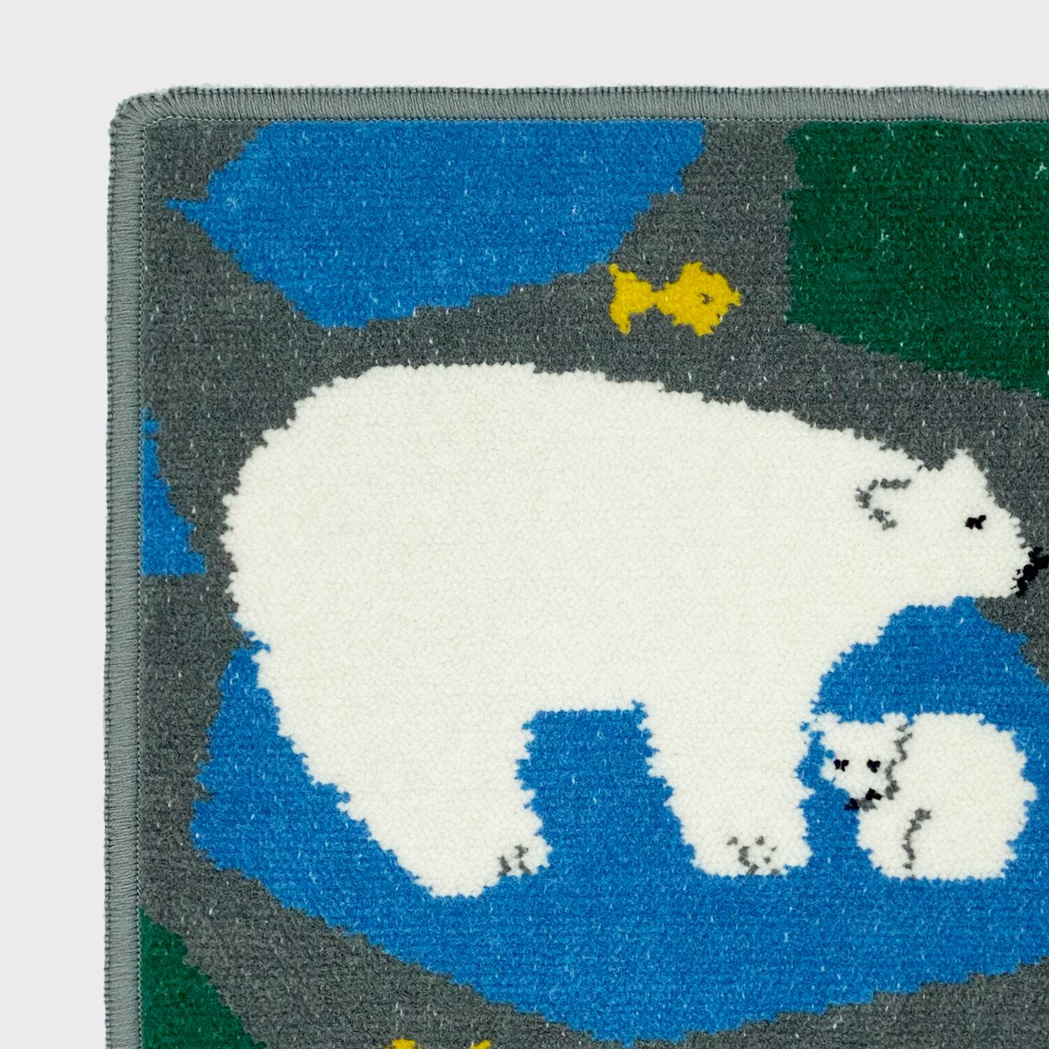 Miyuki Matsuo】 松尾ミユキ CHENILLE HANDKERCHIEF シロクマ