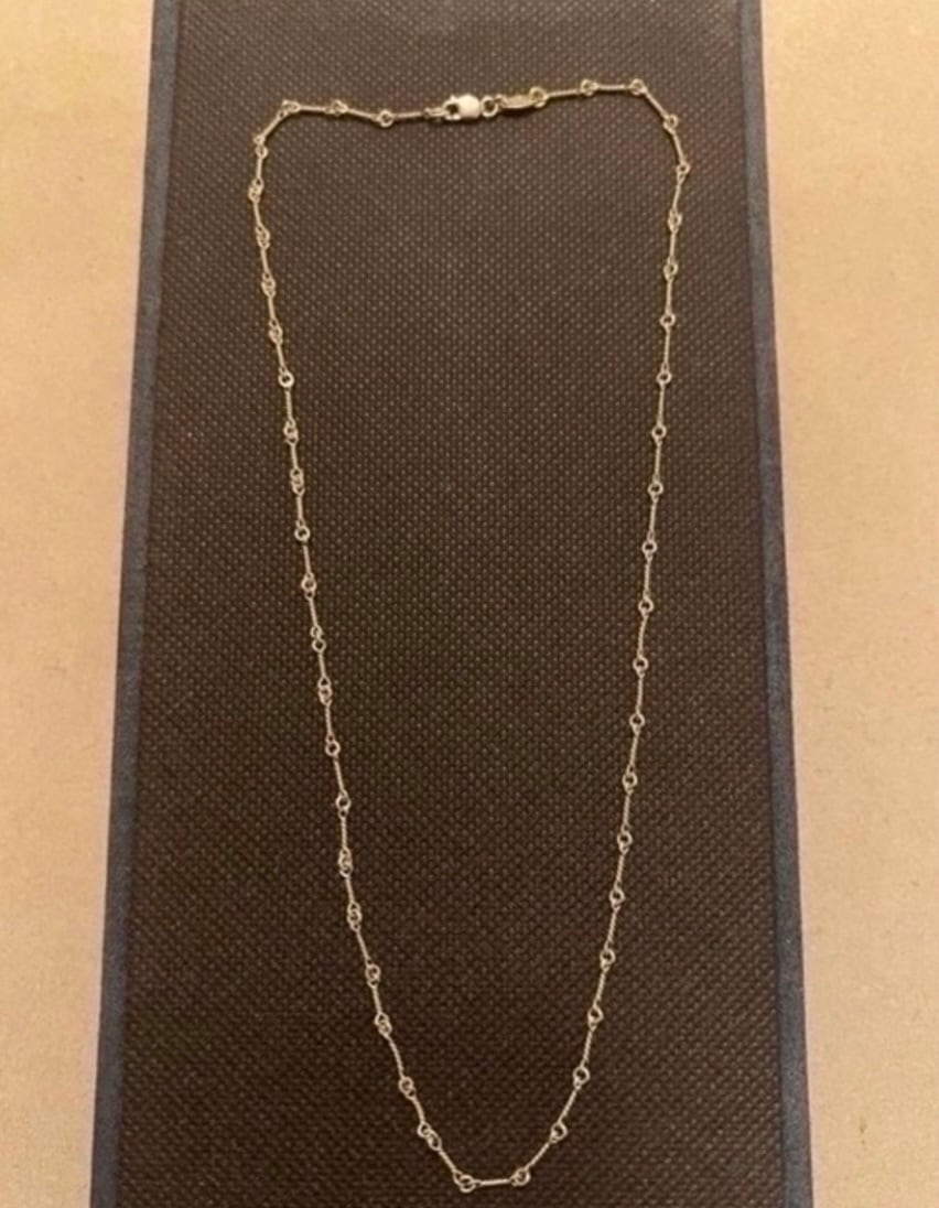 CHROME HEARTS クロムハーツ 22k ツイストチェーン 18inch 46