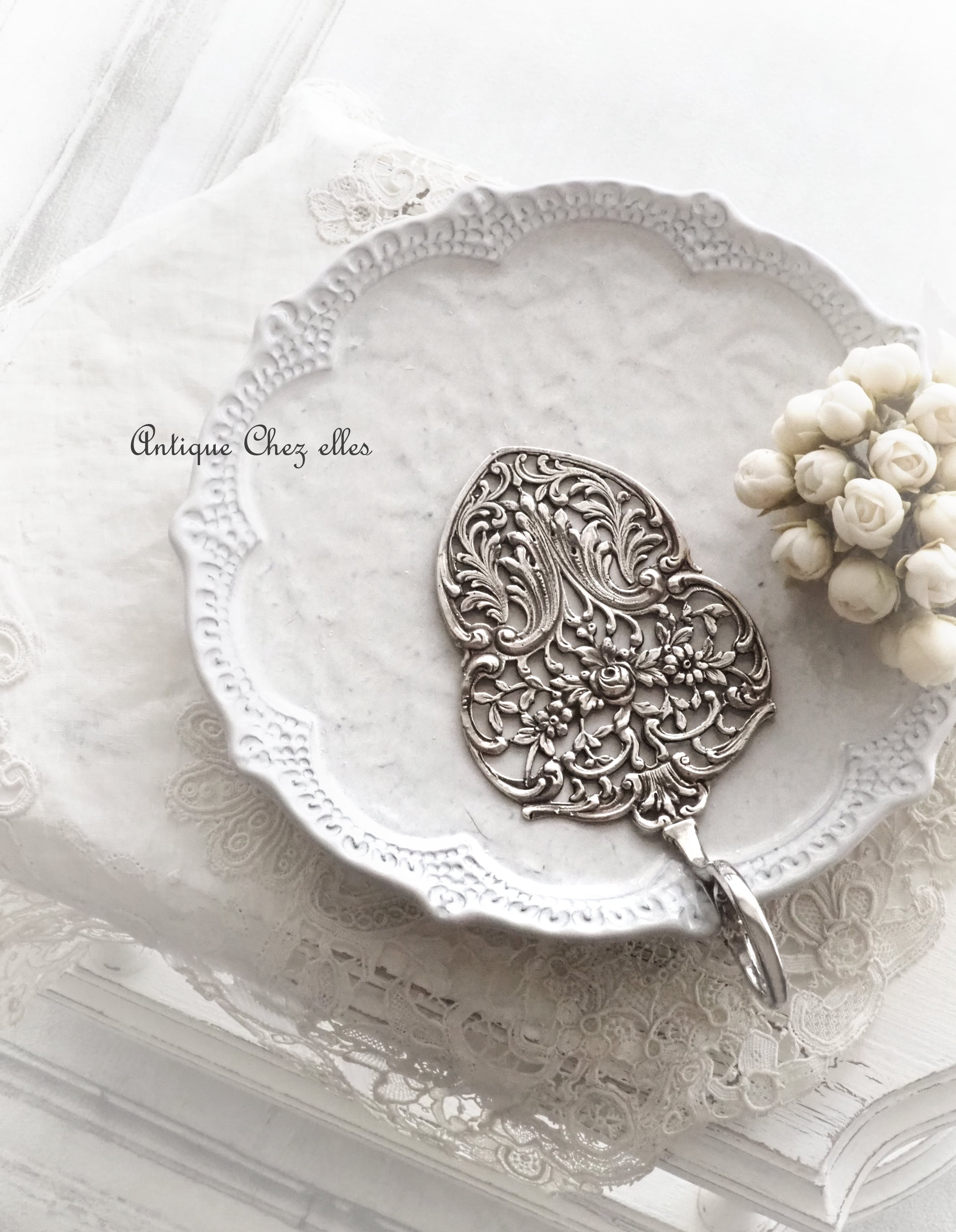 純銀製 エレガントなケーキサーバー | Antique Chez elles シェゼル