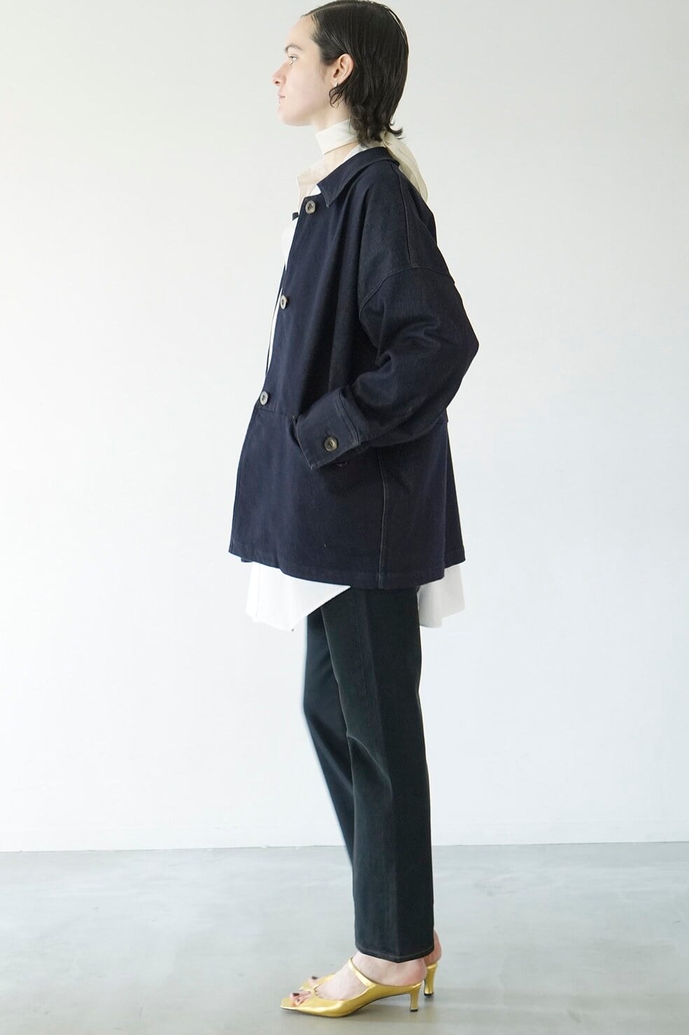 CLANE(クラネ) WORK OVER JACKET | サウスオレンジ｜メンズ