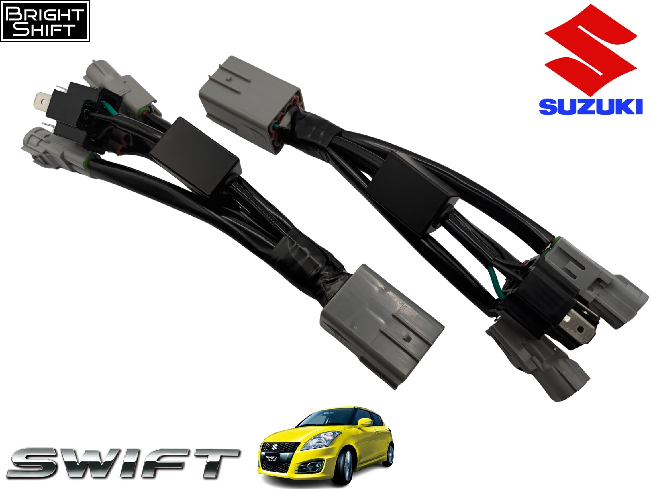 スイフト/ZC32S/ZC72S/ZD72S/ハロゲン(H4)ヘッドライト→純正HIDヘッド