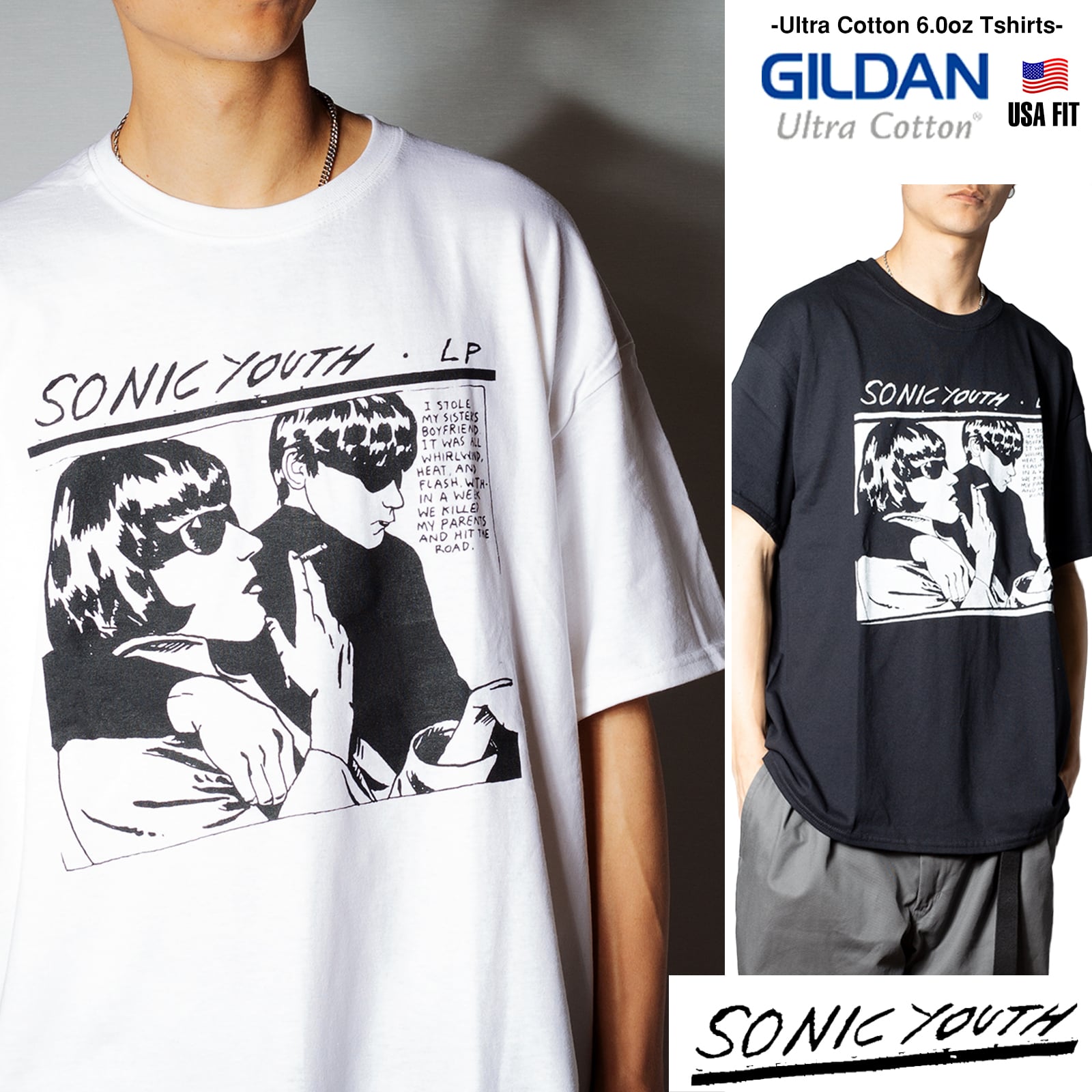Sonic Youth 「ソニックユース」「Goo」 バンドTシャツ ロックTシャツ