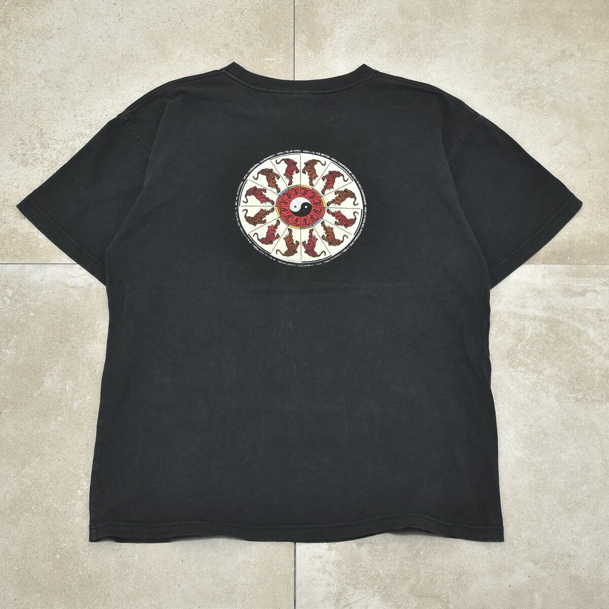Rare! 90～00s NIKE Tiger Woods 漢字 陰陽 print T-shirt | 古着屋