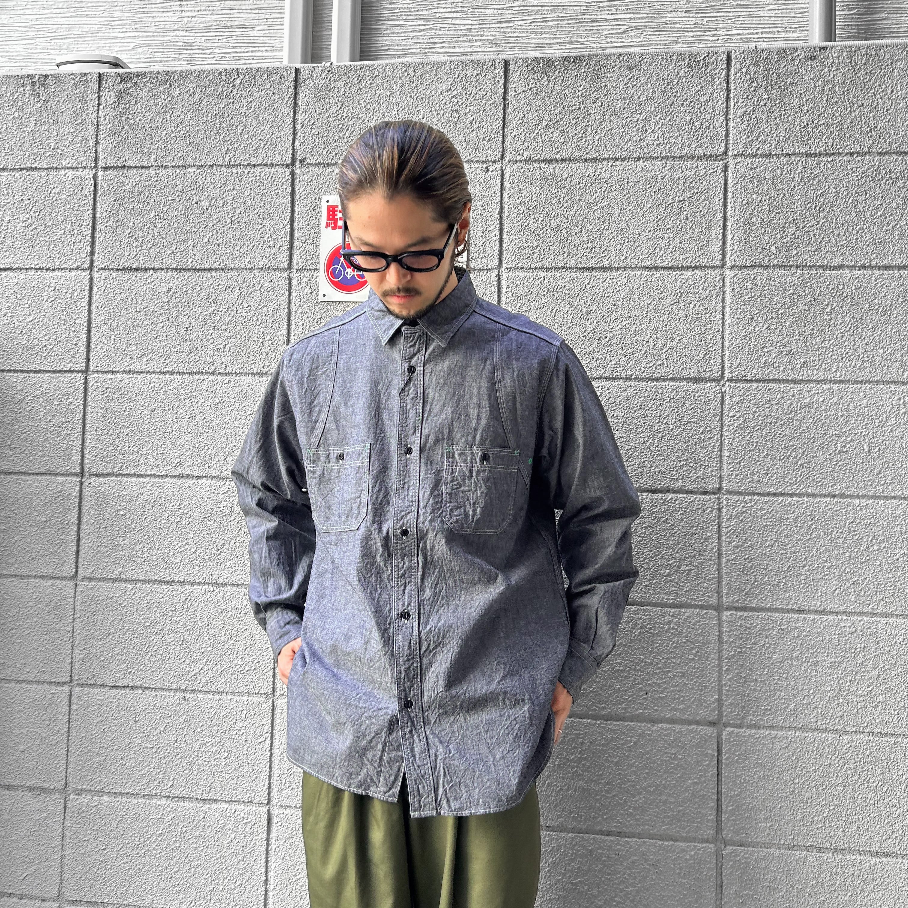 Nigel Cabourn / NEW MEDICAL SHIRT Indigo (ナイジェルケーボン
